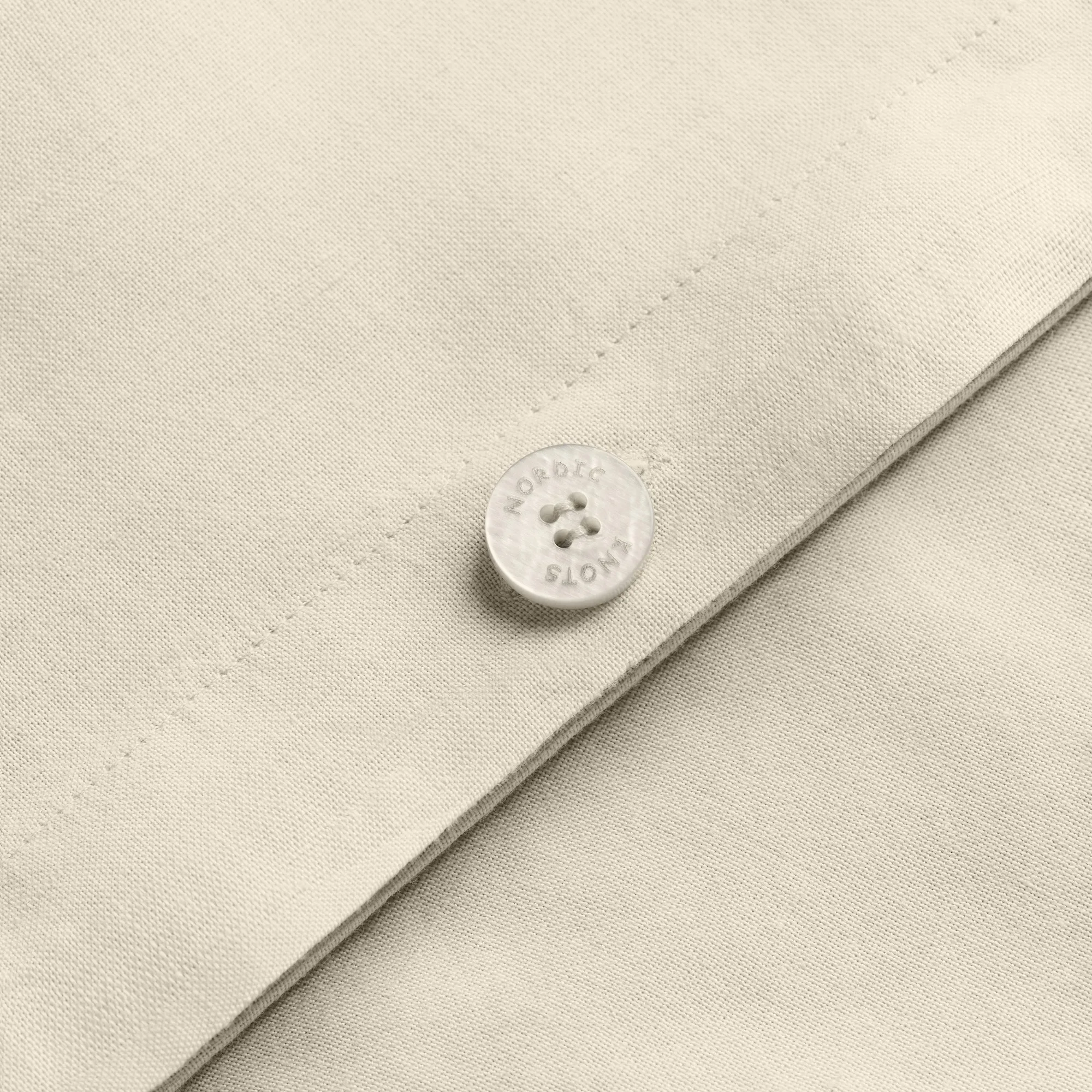 Linen Blend Pale Sand dynetrekk - 5