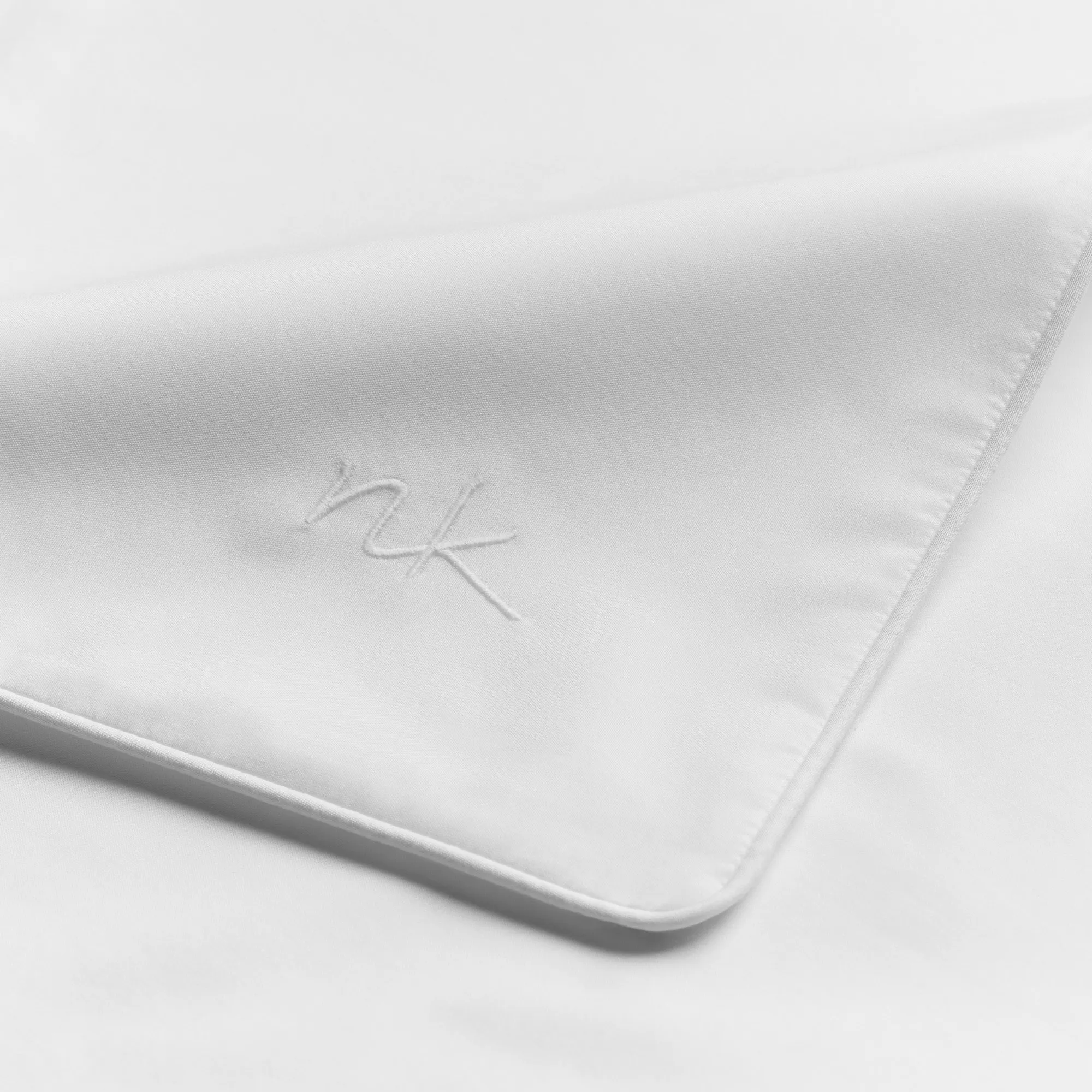 Percale Crisp White/White sengesett - 7