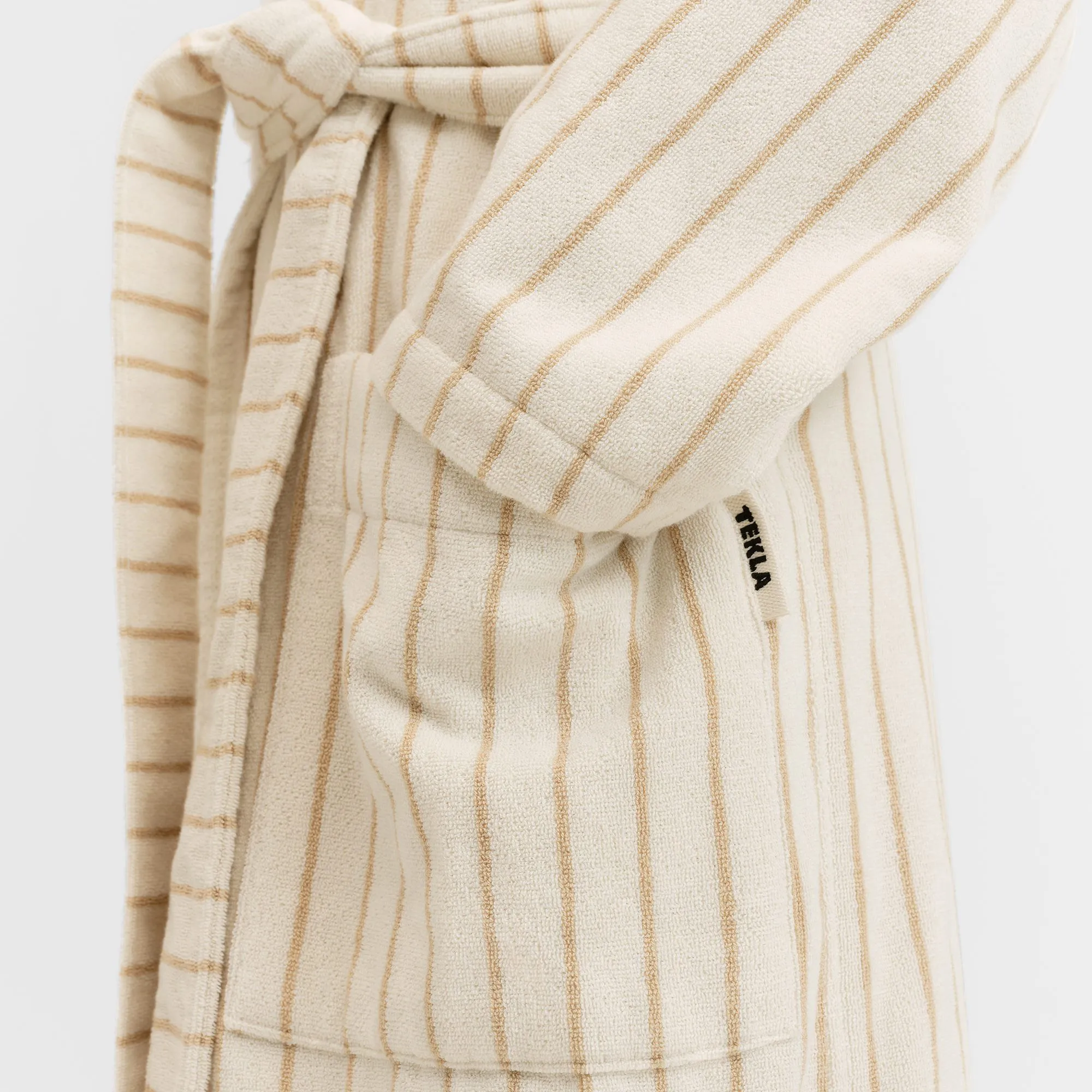 Hooded Sienna Stripes badekåpe - 5