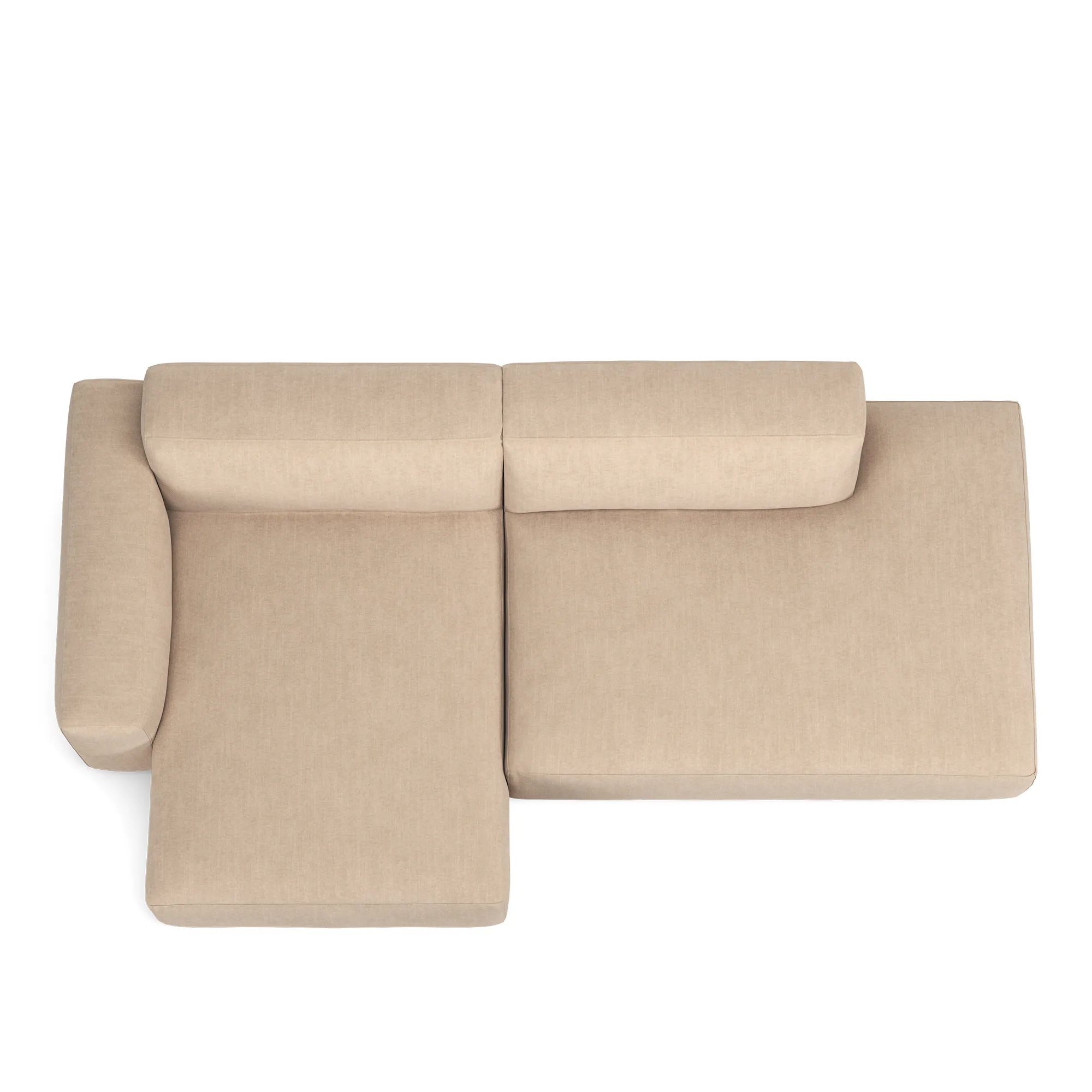 Brick 2-seters sofa sjeselong åpen ende høyre - 8