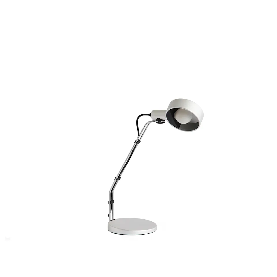 Cupola Desk Lamp Clear Anodised , Cord Color Black