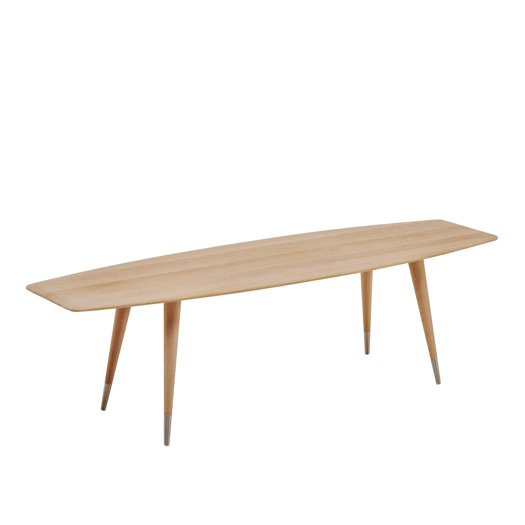 AK 2580-2582 Point Coffee Table - Oak White Oil - 1