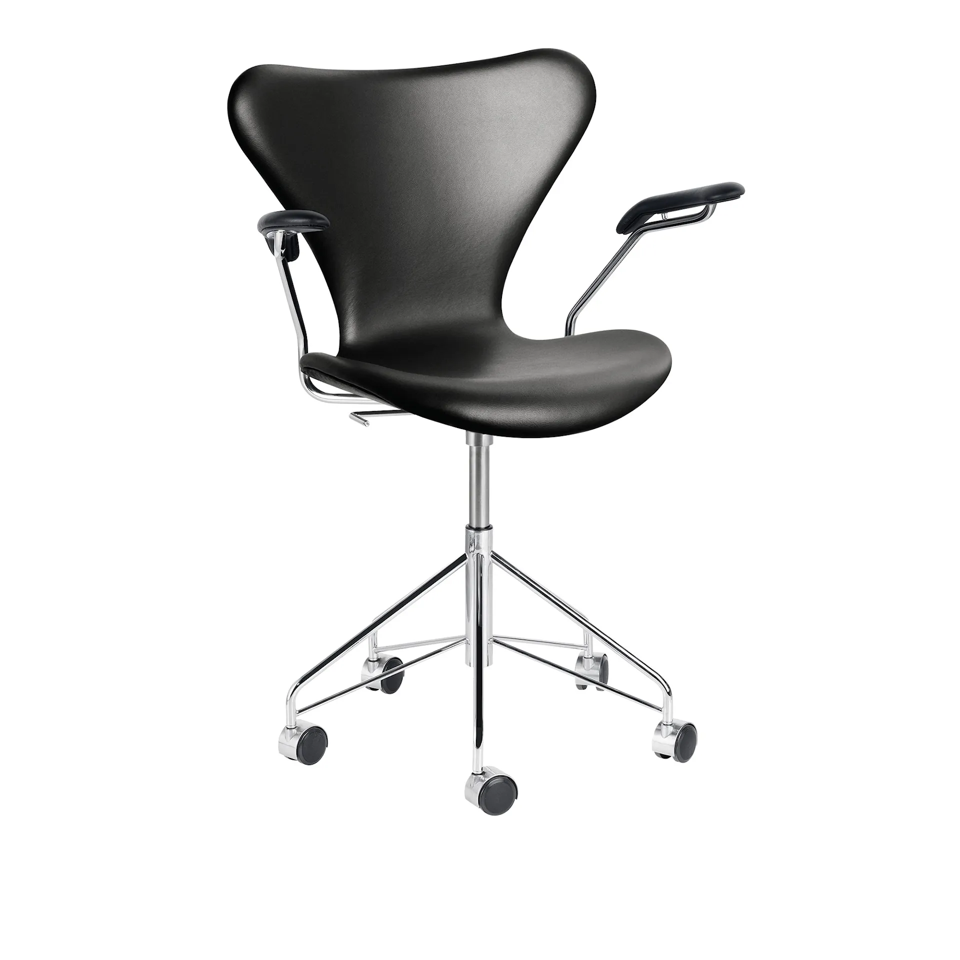 3217 Series 7 - Svingbar stol med ramme Helkledd stol - Fritz Hansen - Arne Jacobsen - NO GA