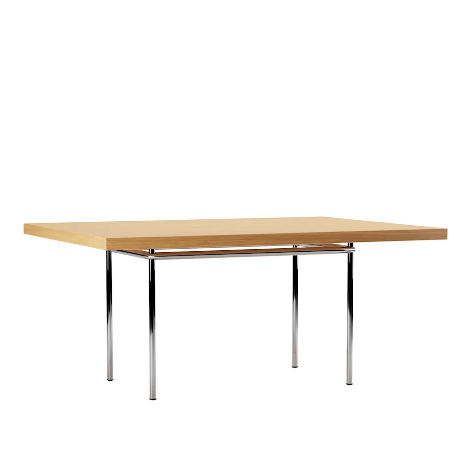 LC12 La Roche Table, Chrome Steel Base