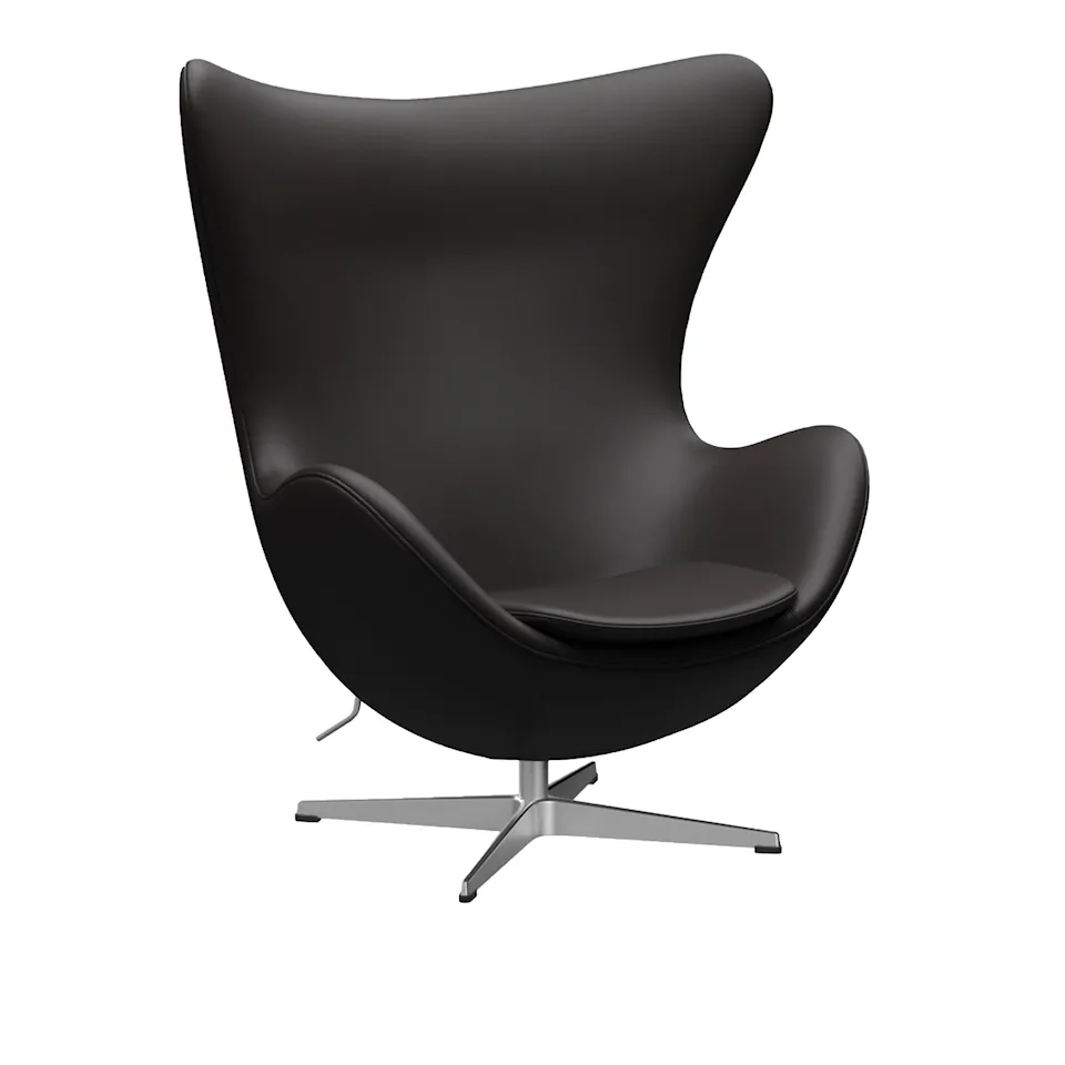 3316 Egget lenestol Satin Polished