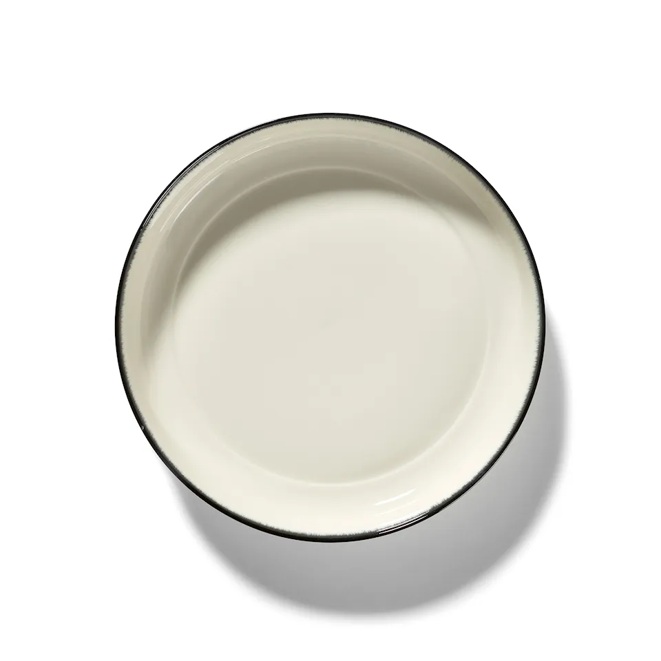 High Plate Dé White/Black Var A