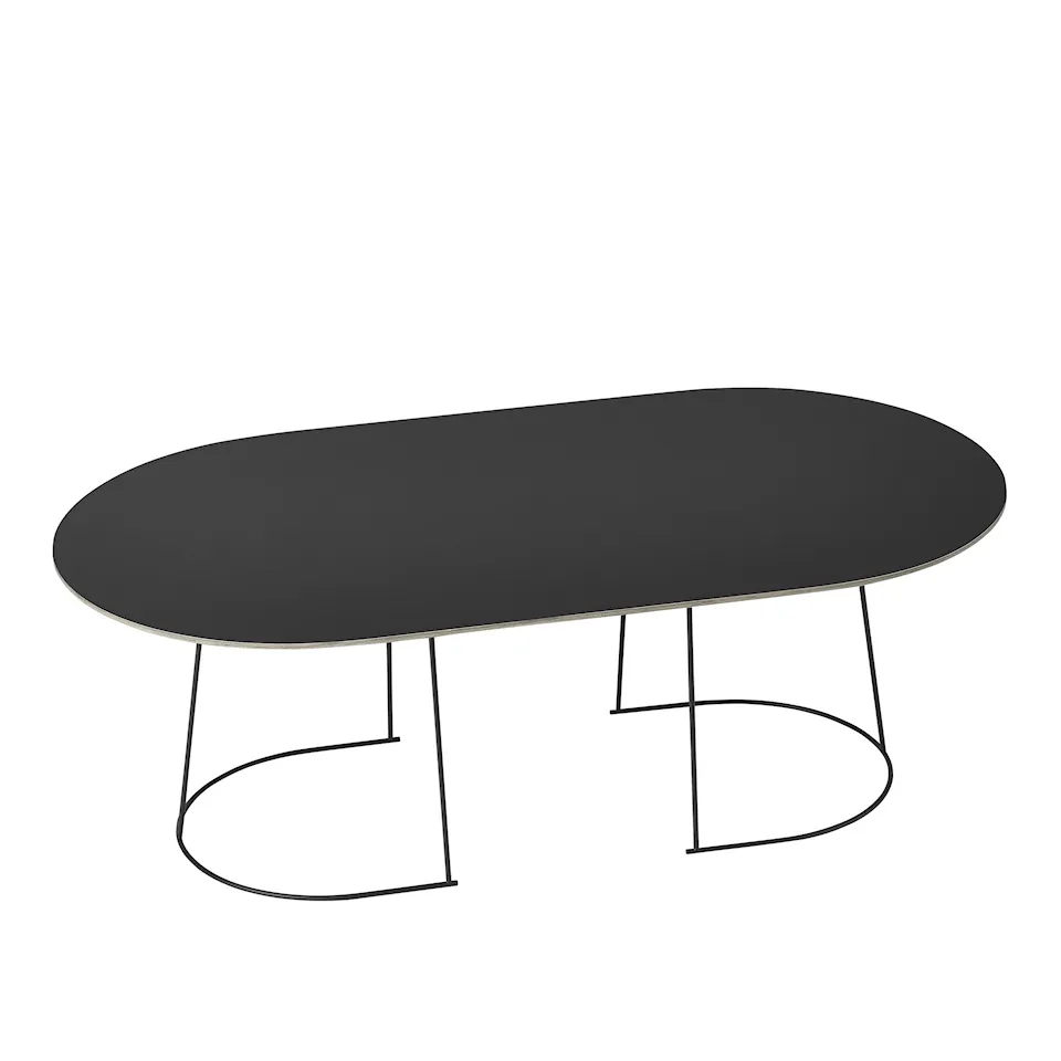 Airy Coffee Table Large Black - Nanolaminate