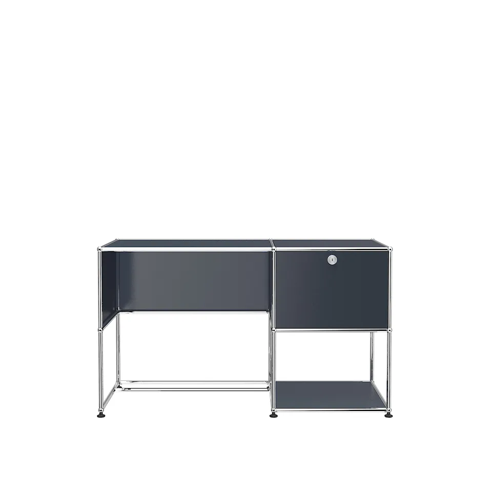 USM Haller Desk Unit A -  Anthracite