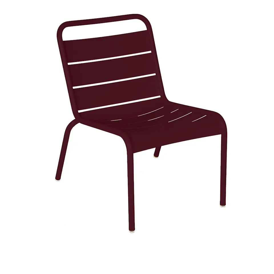 Luxembourg Lounge Chair, Black Cherry