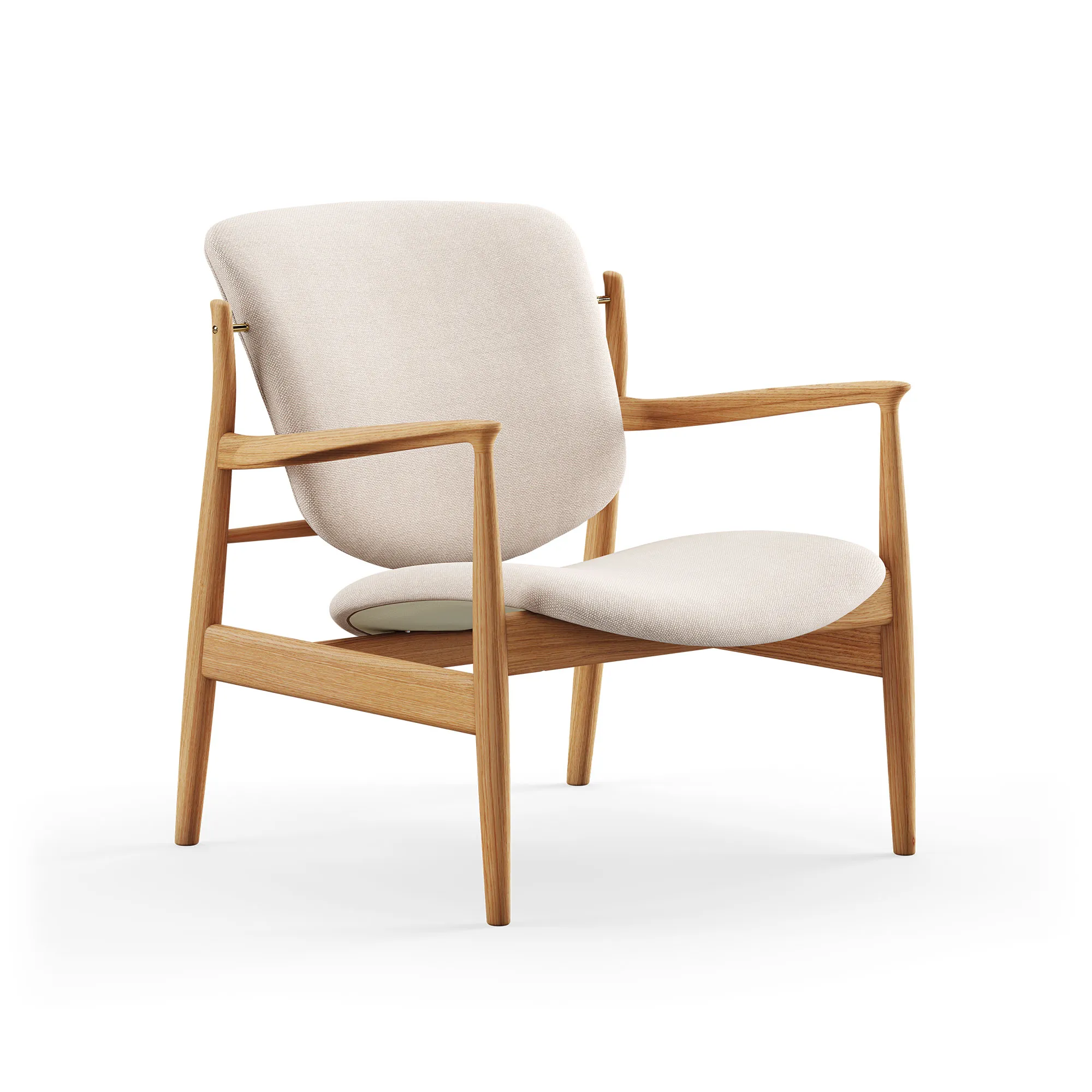 France stol Dark oiled oak - 1
