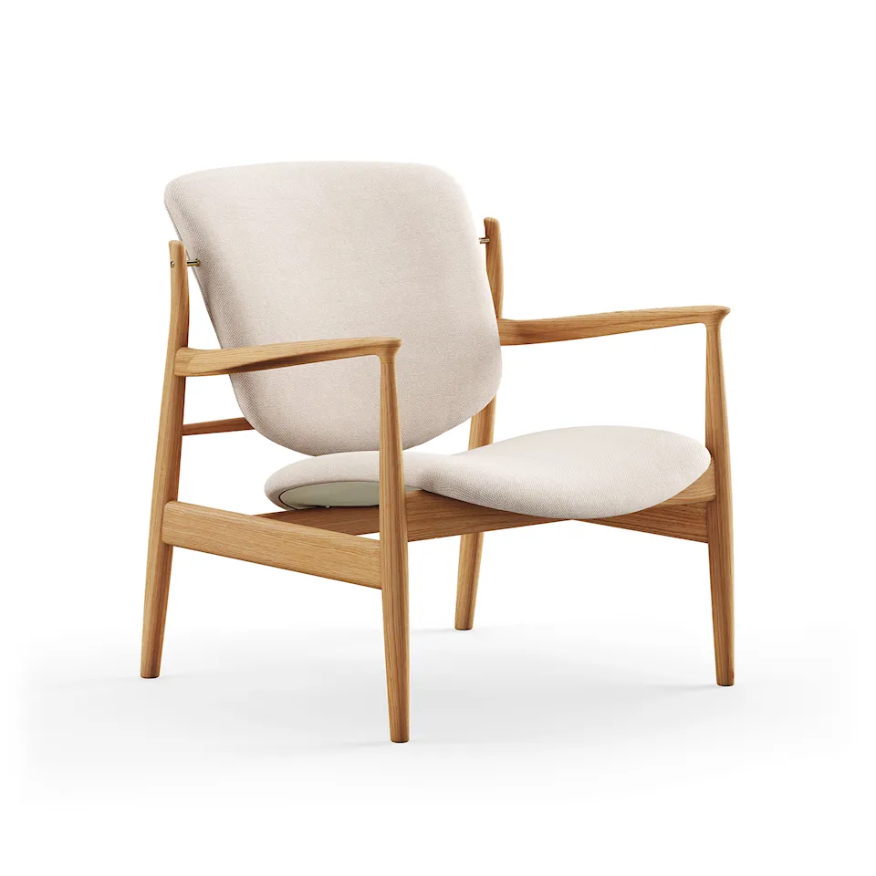 France stol Dark oiled oak