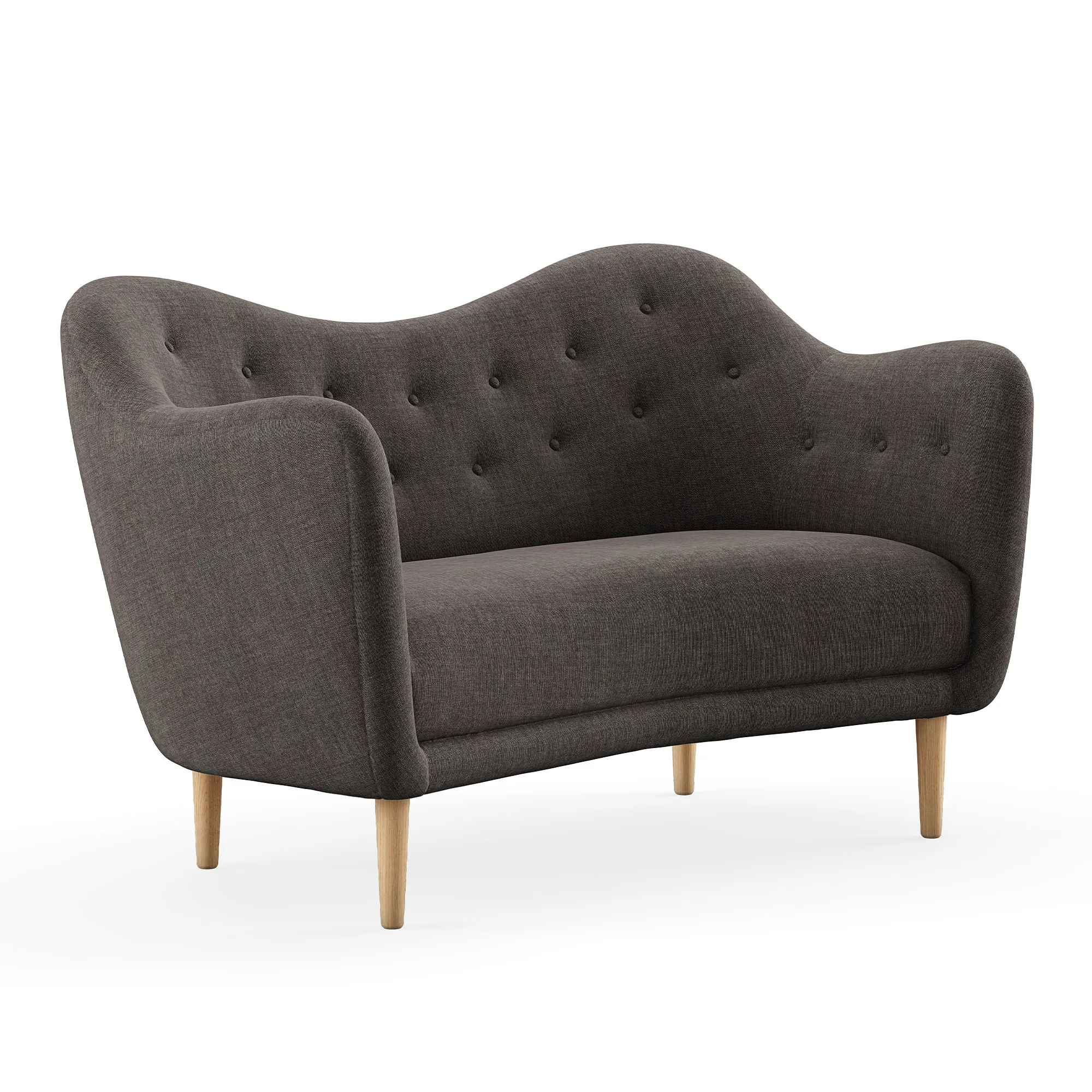 46 sofa Clear oiled oak - 1
