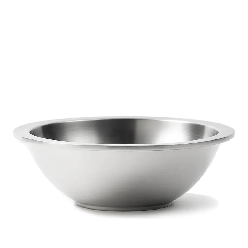 Steel skål 02 - Brushed