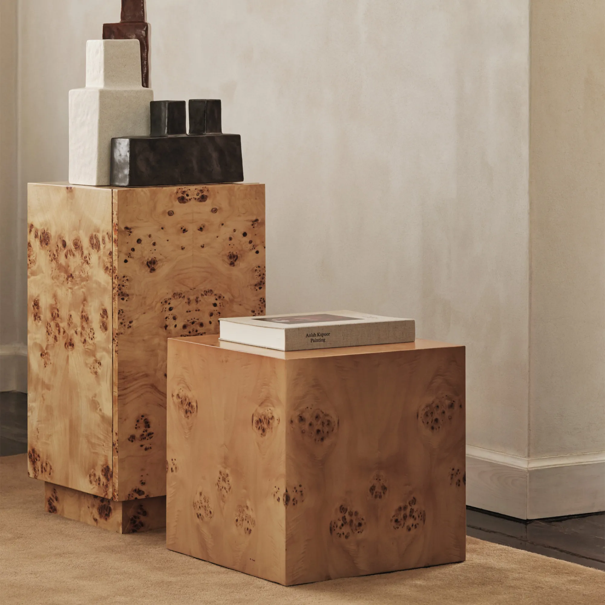Burl Cube sidebord - 3