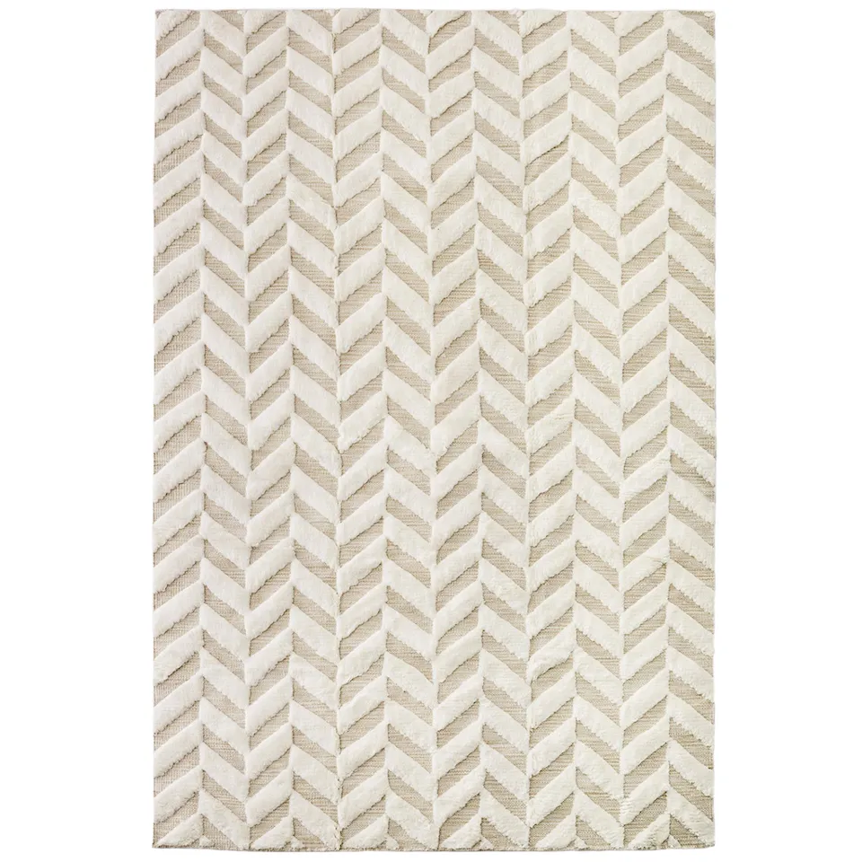 Sample Herringbone Rug White
