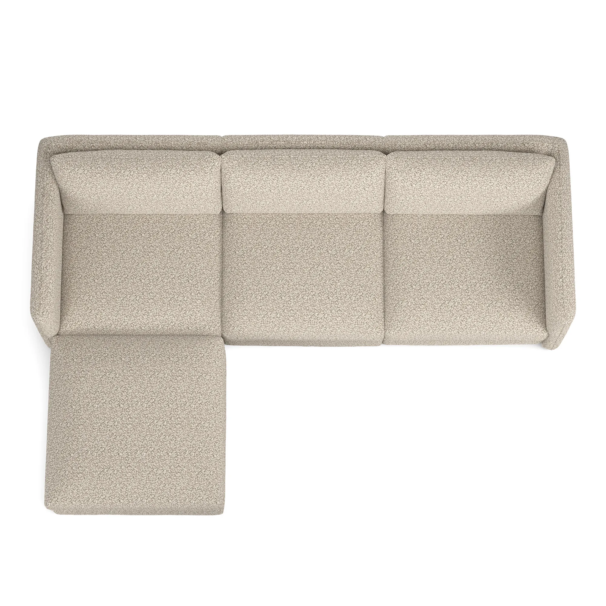 Pavarotti 03 3-seters sofa med fotskammel - 8