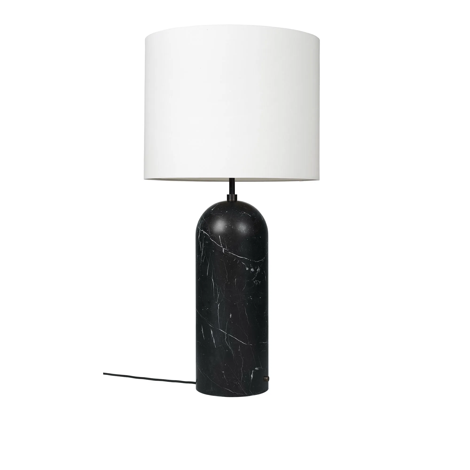 Gravity gulvlampe XL Low svart marmor - 1