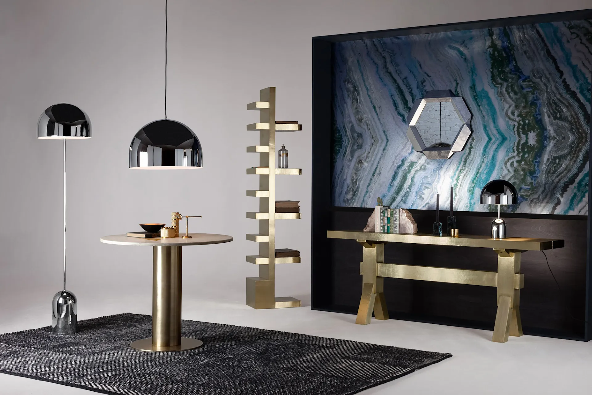 Tube Table - Brass - Tom Dixon - NO GA