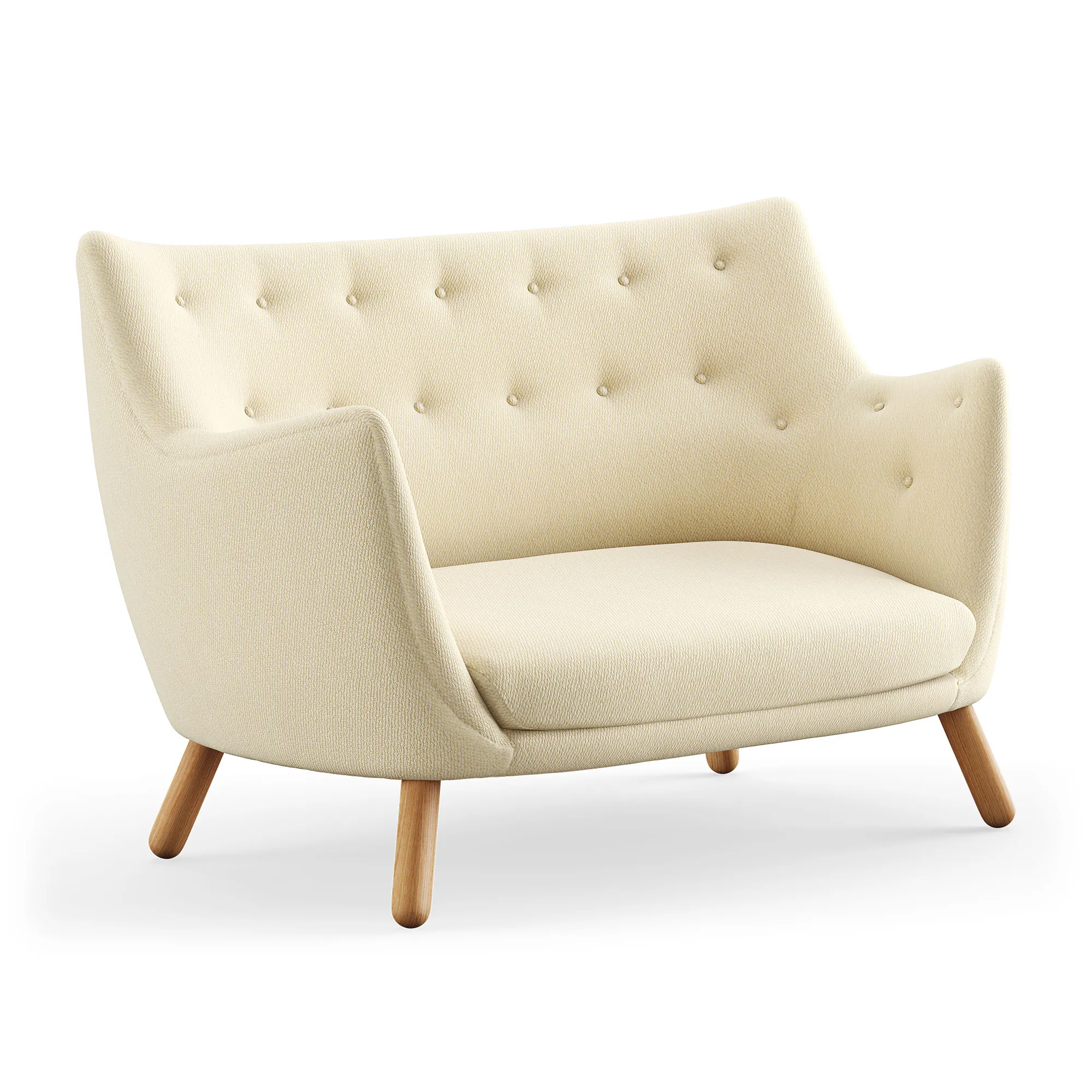 Poet sofa Dark oiled oak - 1
