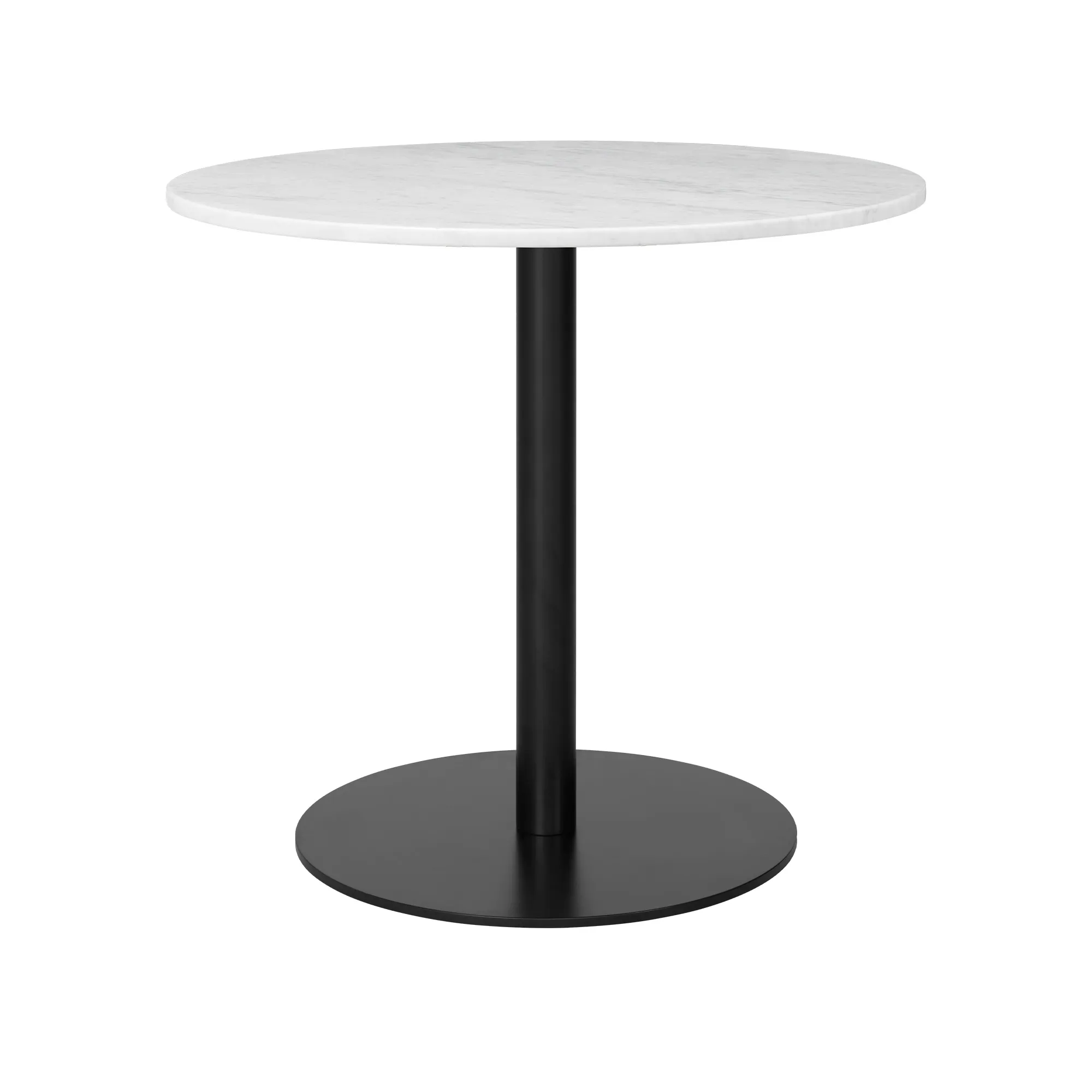 GUBI 1.0 spisebord Ø80 cm svart - 1
