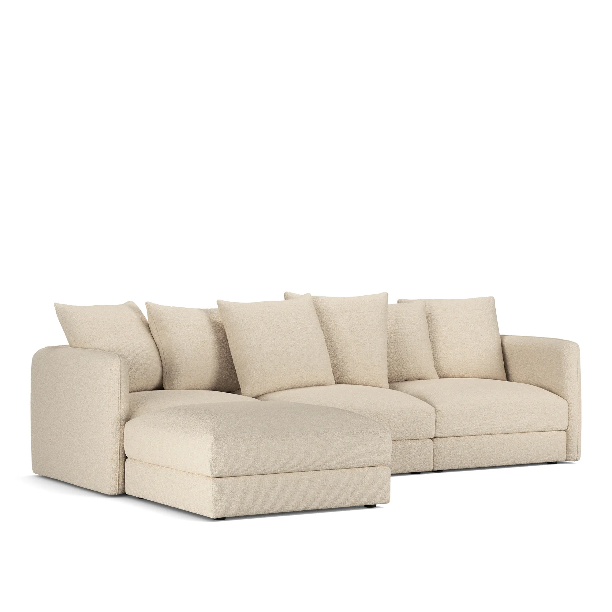 Pavarotti 01 3-seters sofa med fotskammel - 4