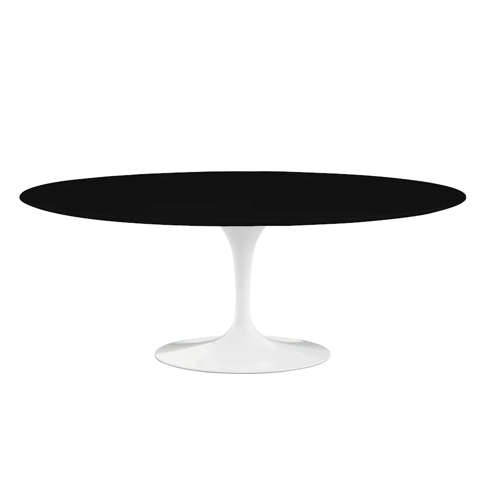 Saarinen Oval spisebord 198 cm White