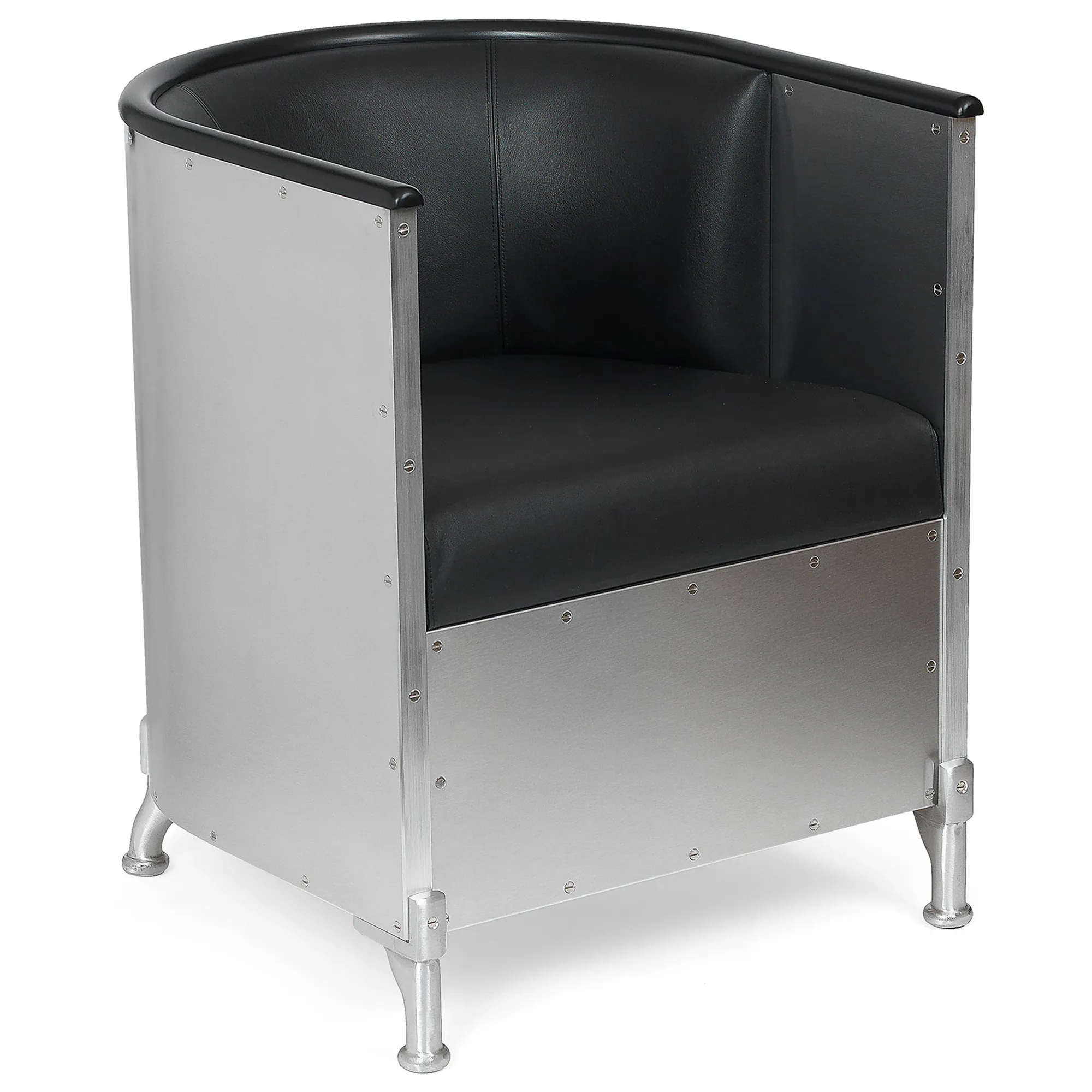 Aluminium lenestol Matt Brushed Aluminum - 1