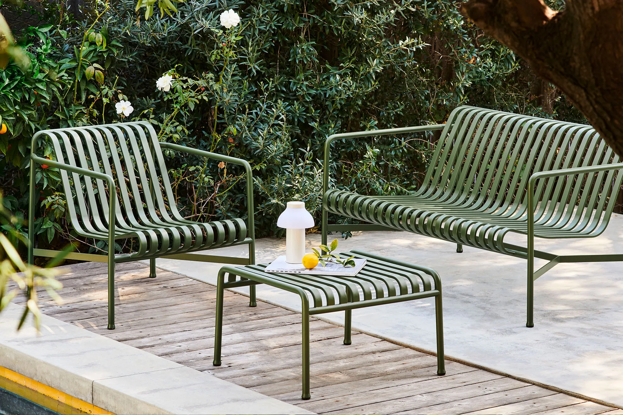 Palissade fotskammel - 2