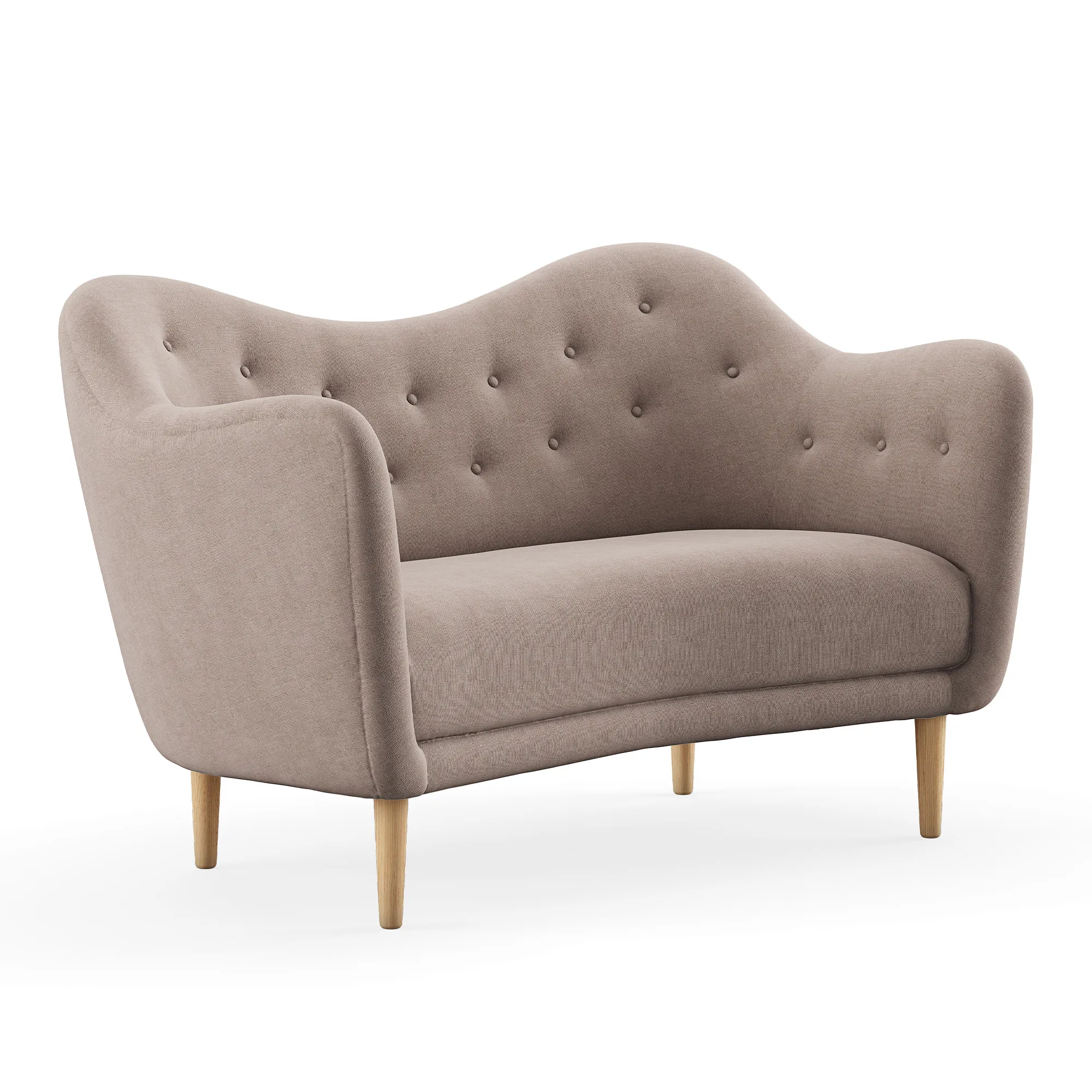 46 sofa Clear oiled oak - 1