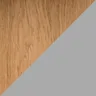 Eikplate/Rustfri sokkel