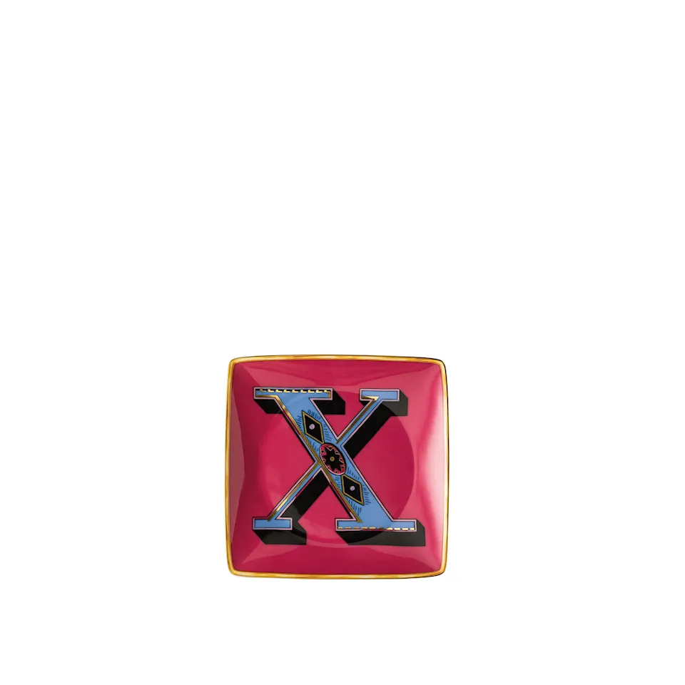 Alphabet Plate X - 12 cm