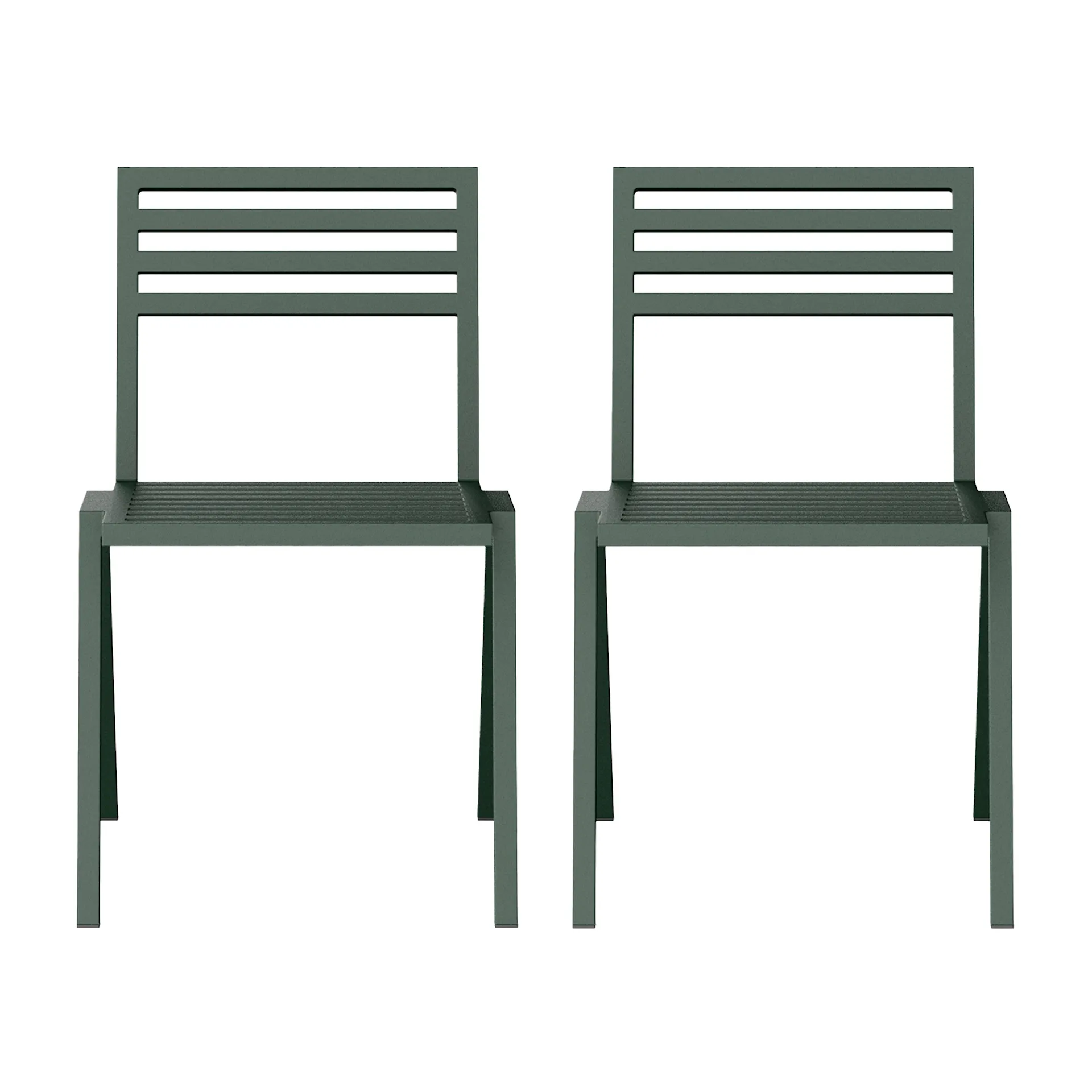 19 Outdoors Stacking Chair Set of 2 - NINE - NO GA