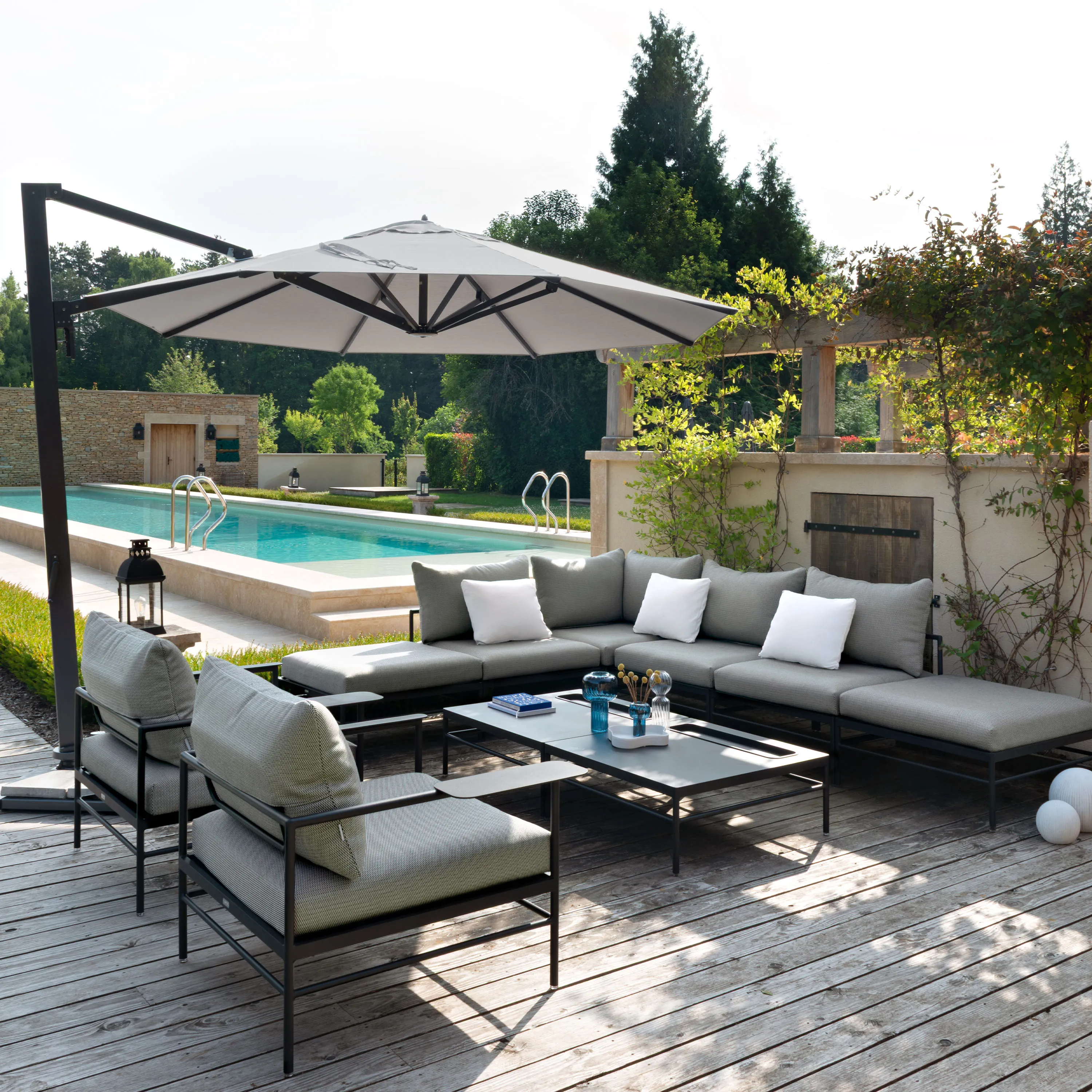 Rivage 3-seters utesofa & Rivage utebord - 4