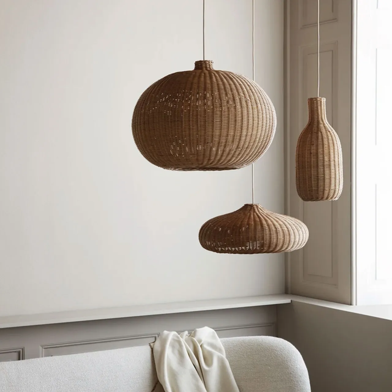 Braided lampeskjerm