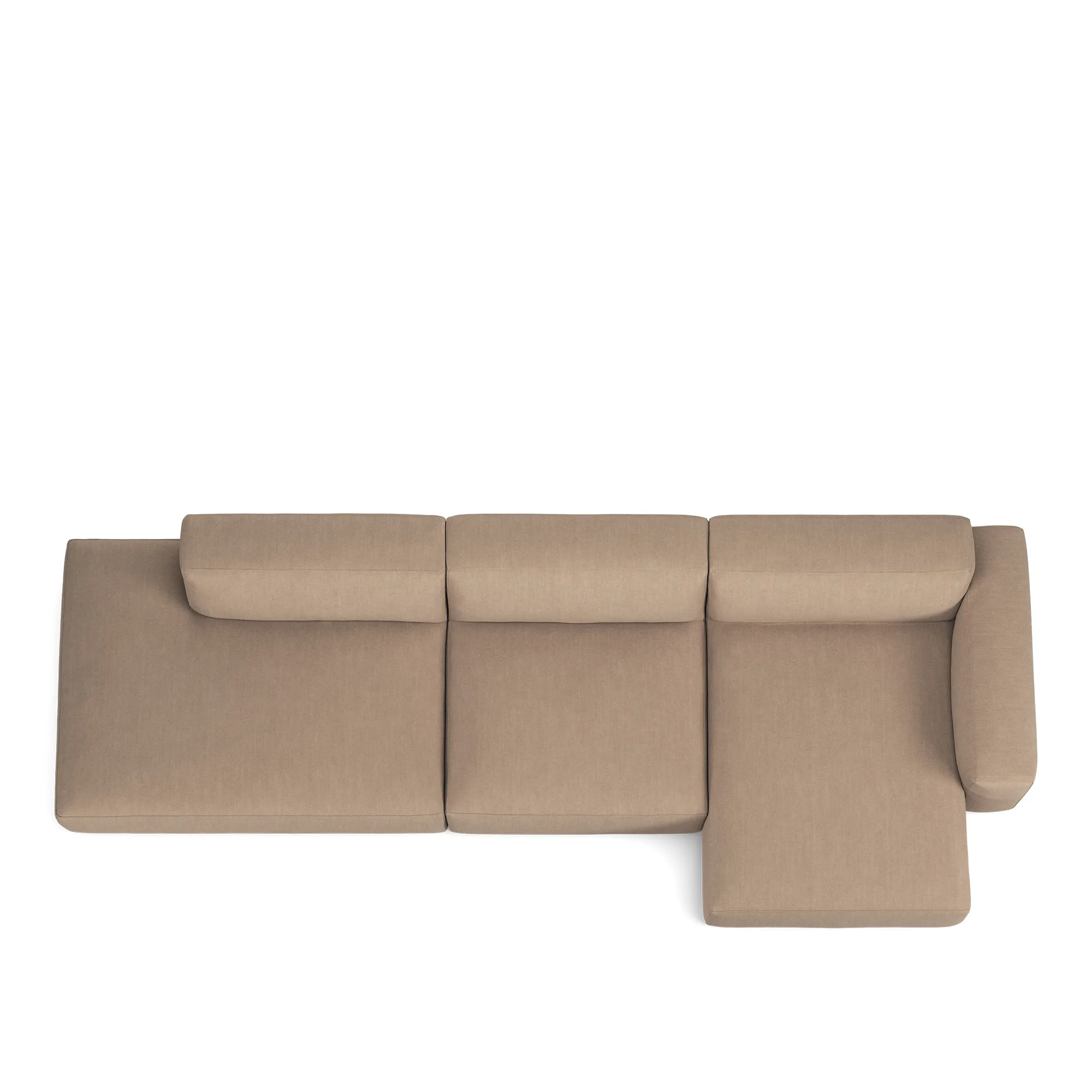 Brick 3-seters sofa sjeselong åpen ende venstre - 8