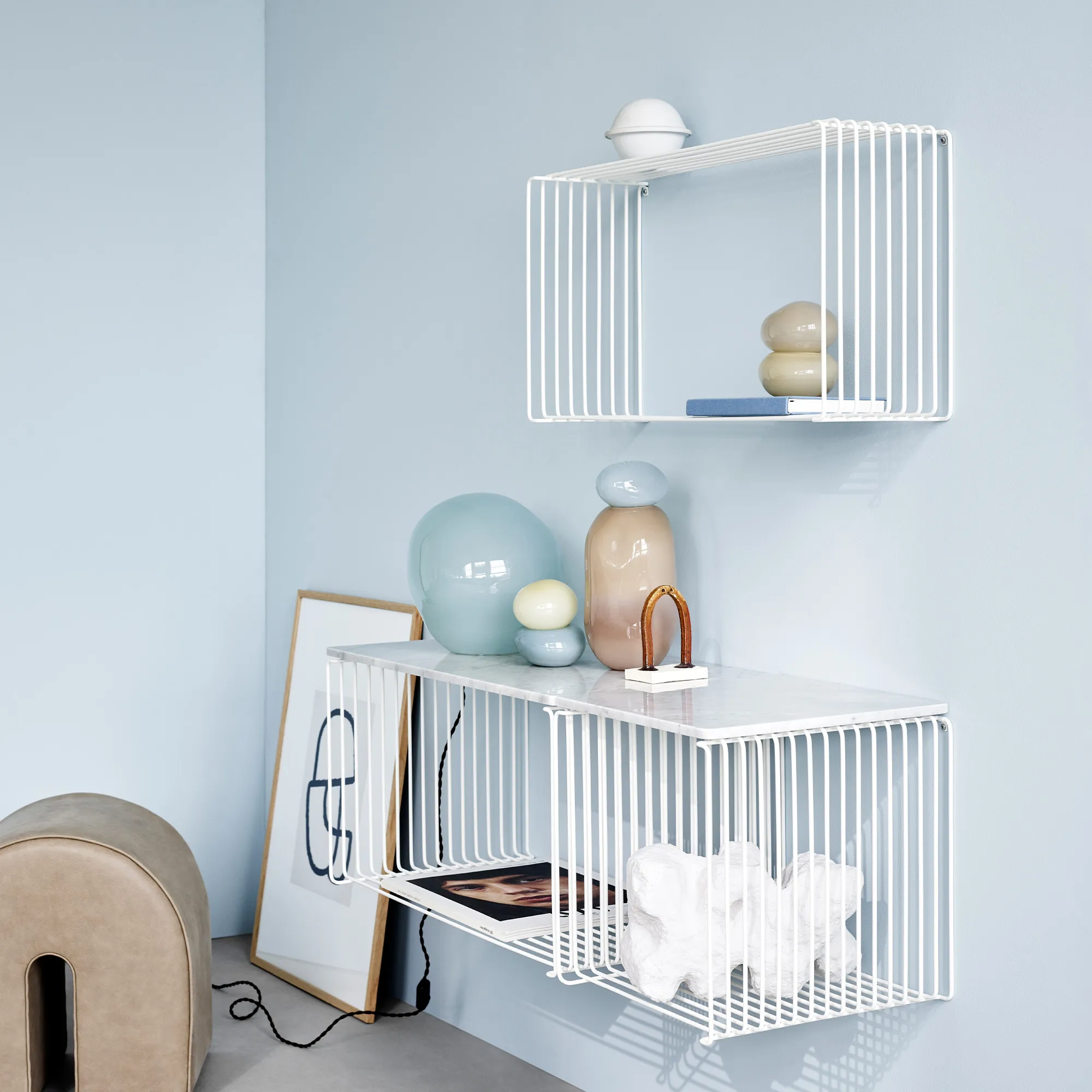 Panton Wire Single hylle 19 cm - 13
