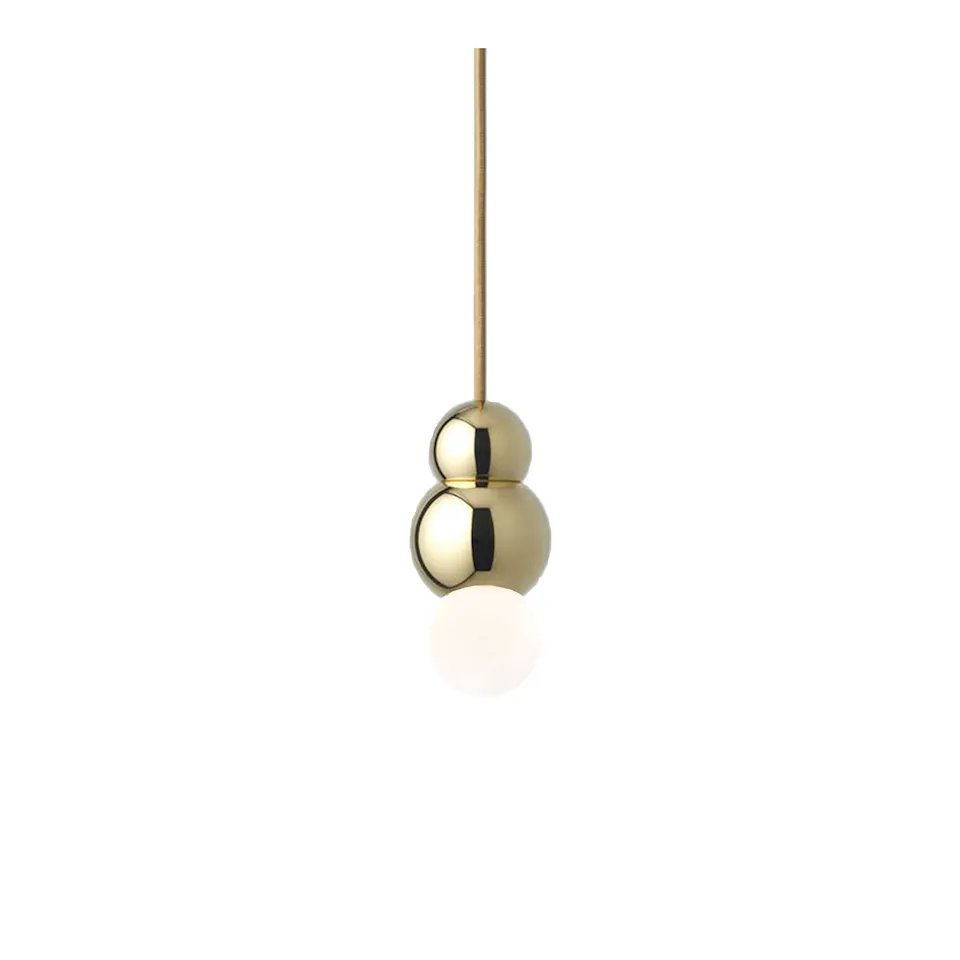 Ball Light Small Pendant Flex Polished Brass