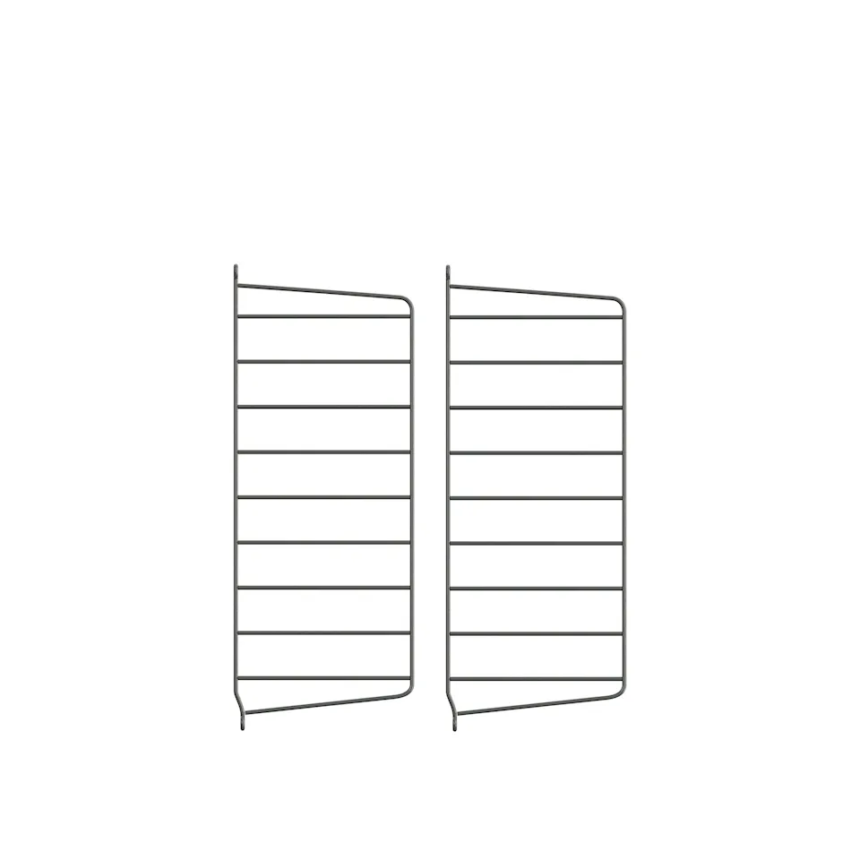 Veggavl 50x20cm 2-pack mørkegrå