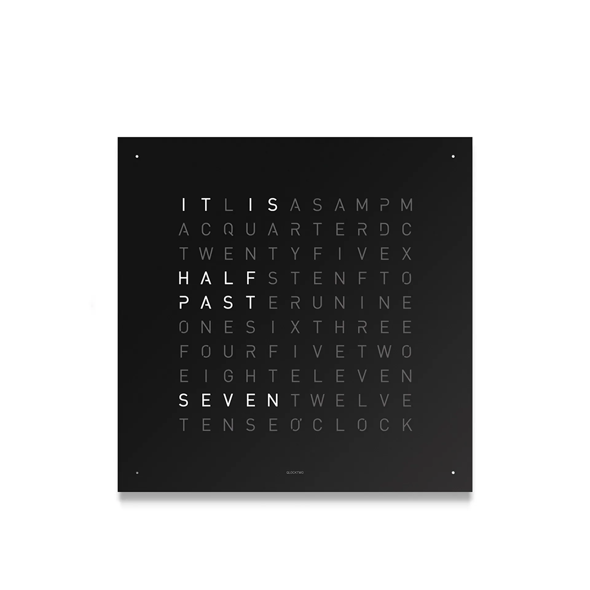 Qlocktwo Classic - Black Pepper - Qlocktwo - NO GA