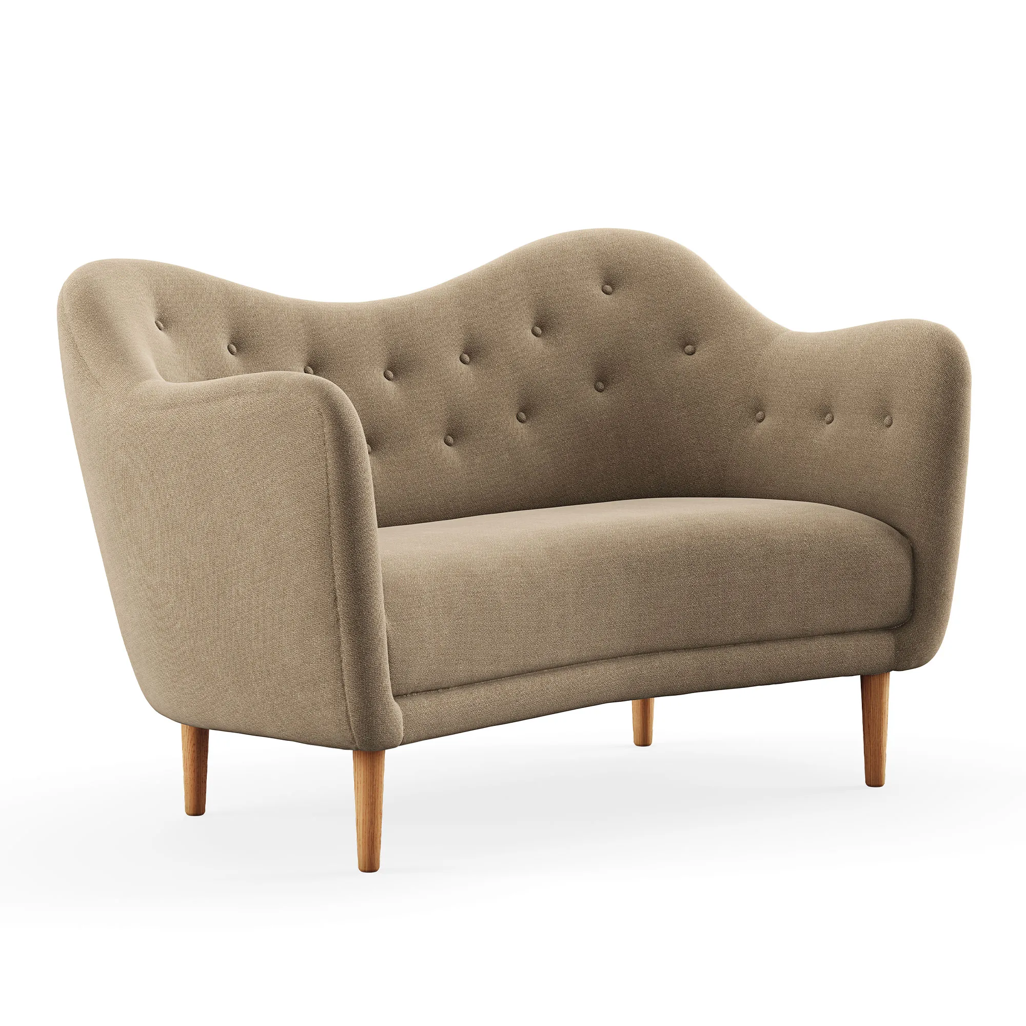 46 sofa Dark oiled oak - 1