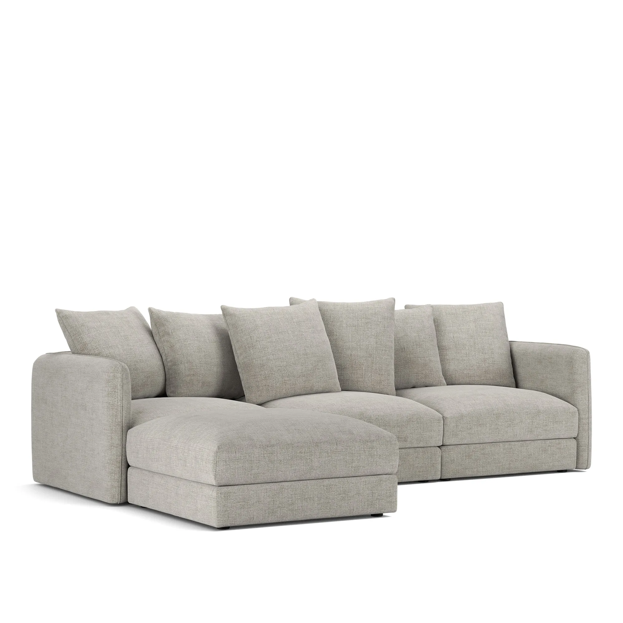 Pavarotti 01 3-seters sofa med fotskammel - 4