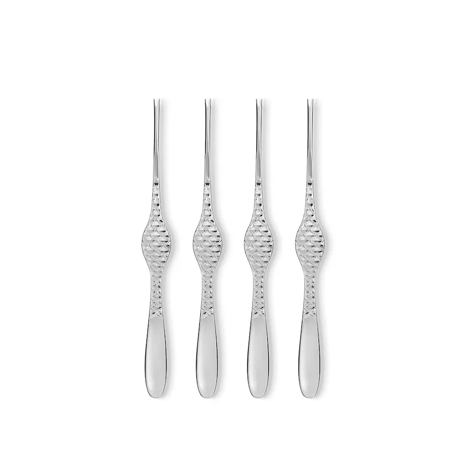 Colombina fish Shellfish fork - set of 4