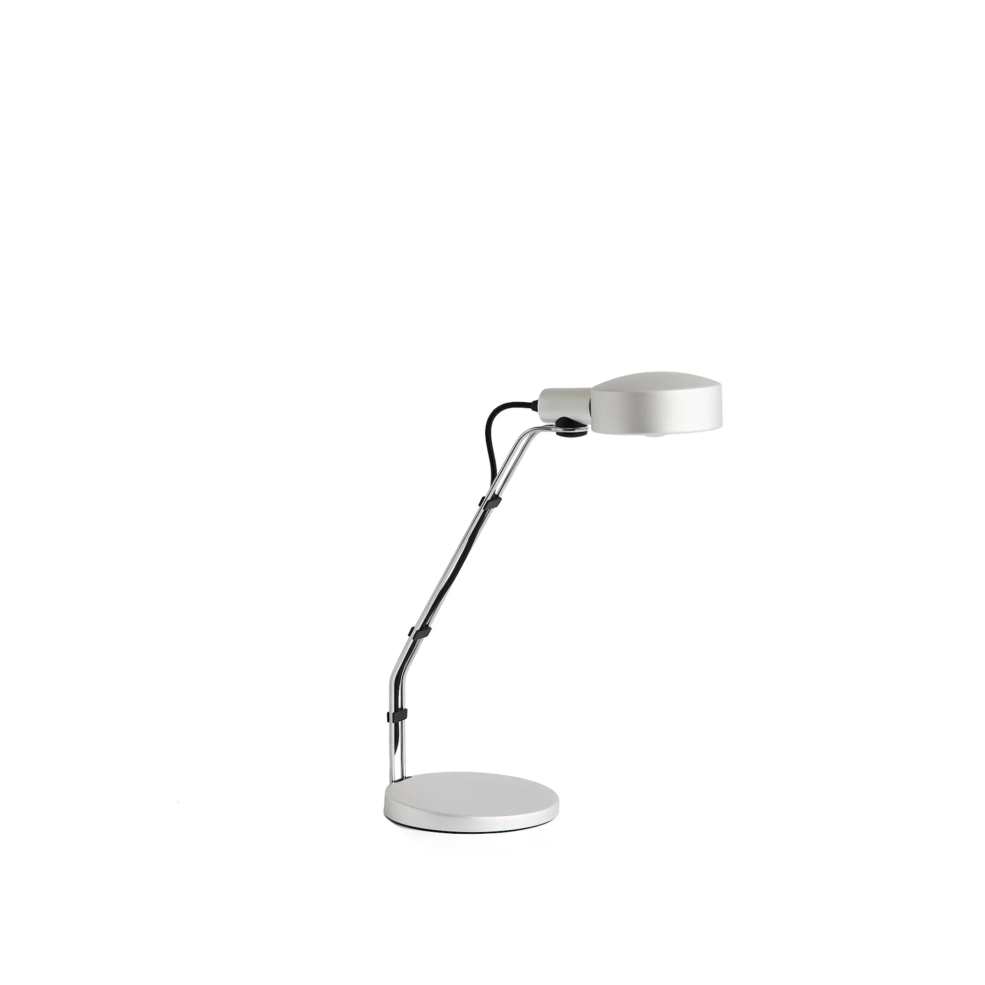 Cupola Desk Lamp Clear Anodised , Cord Color Black - HAY - NO GA