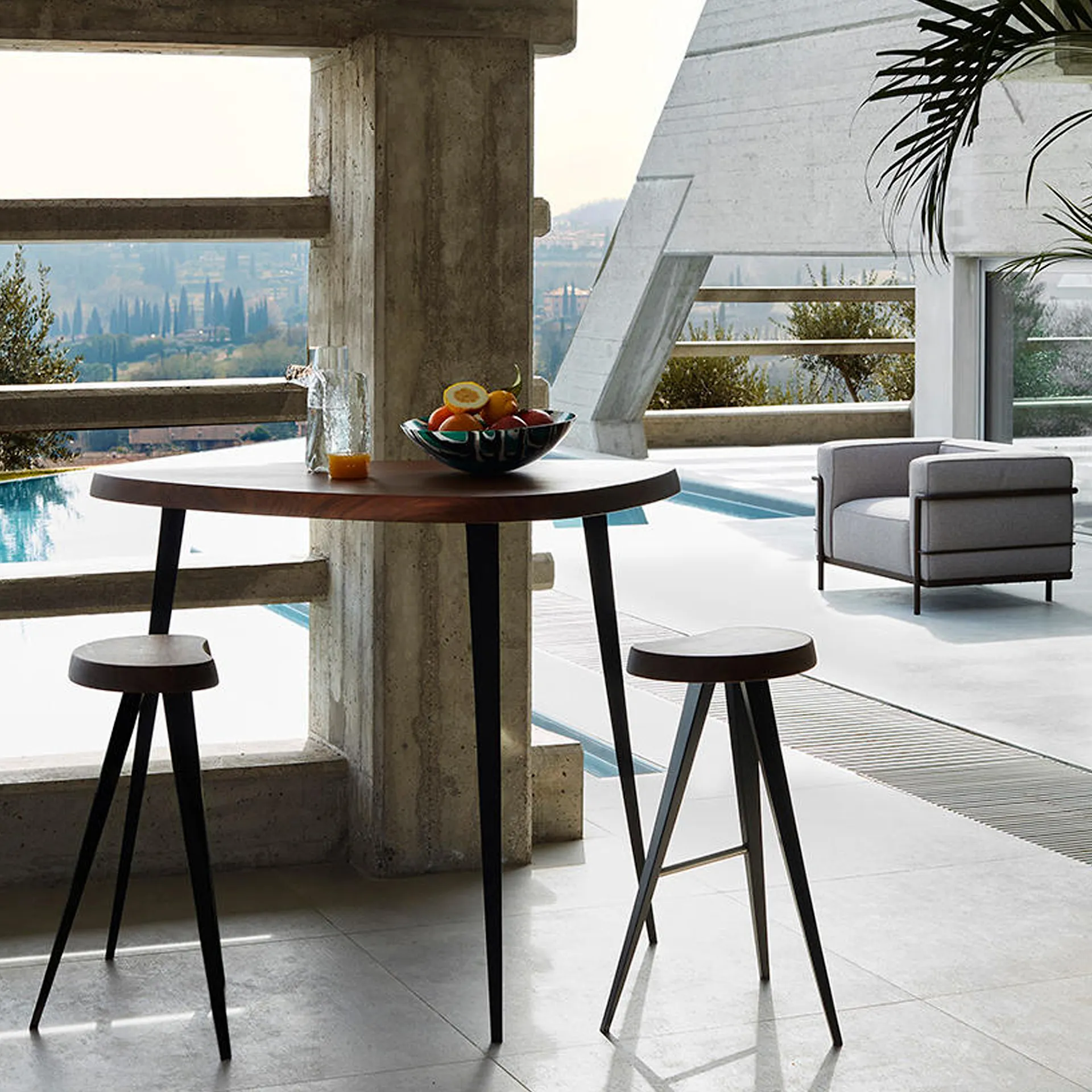 531 Mexique Stool - High - Cassina - Charlotte Perriand - NO GA