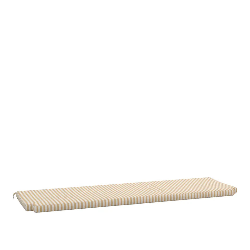 Skagen pute hagebenk gyllen gul stripe