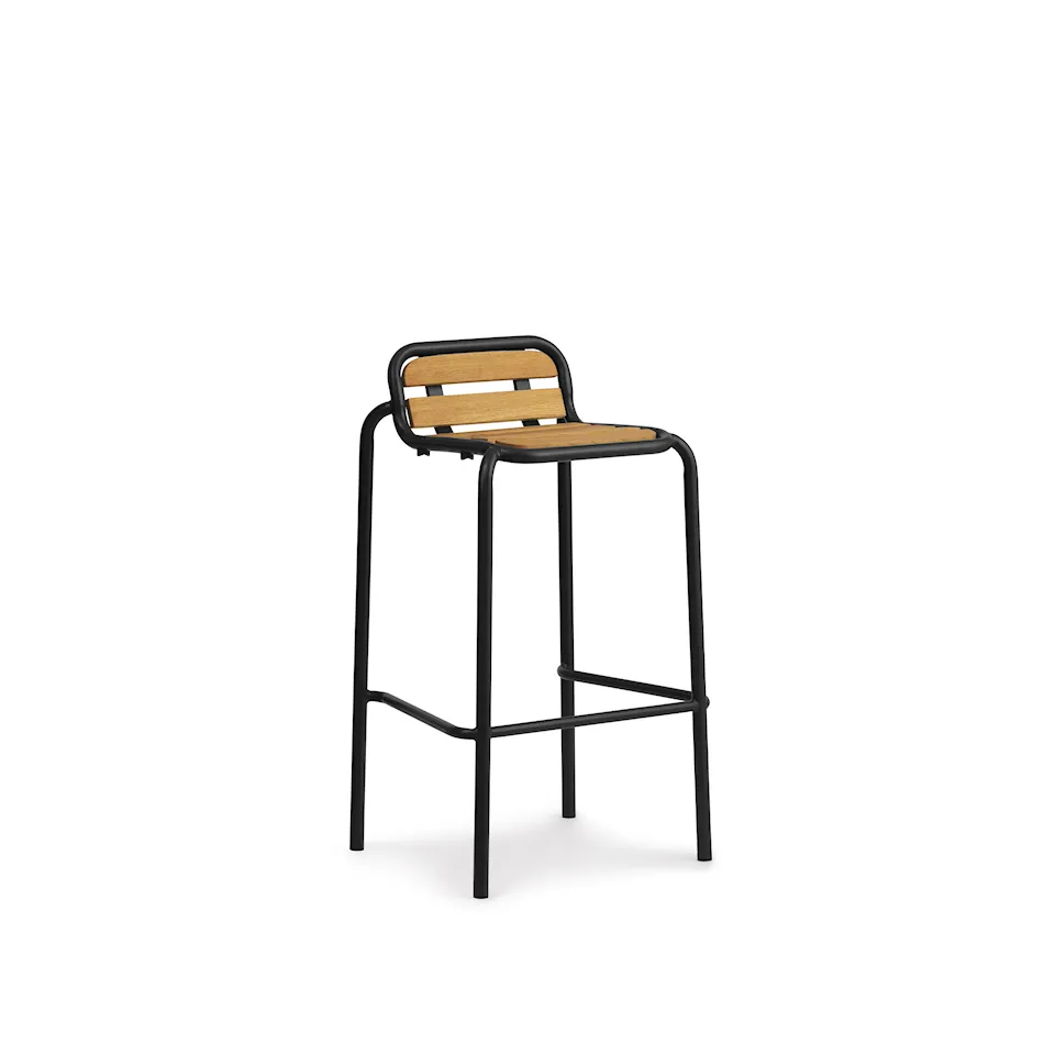 Vig Barstool Robinia 75 cm  - Black