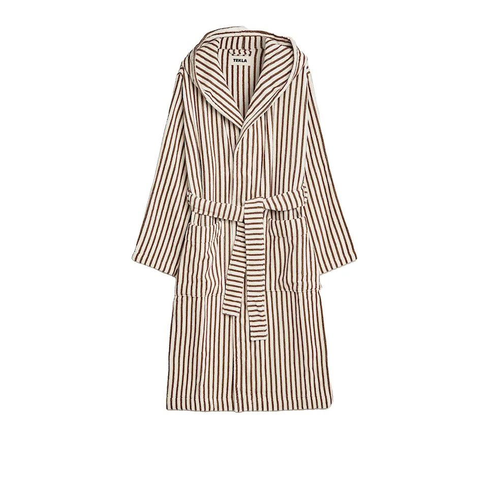 Hooded Bathrobe Kodiak Stripes