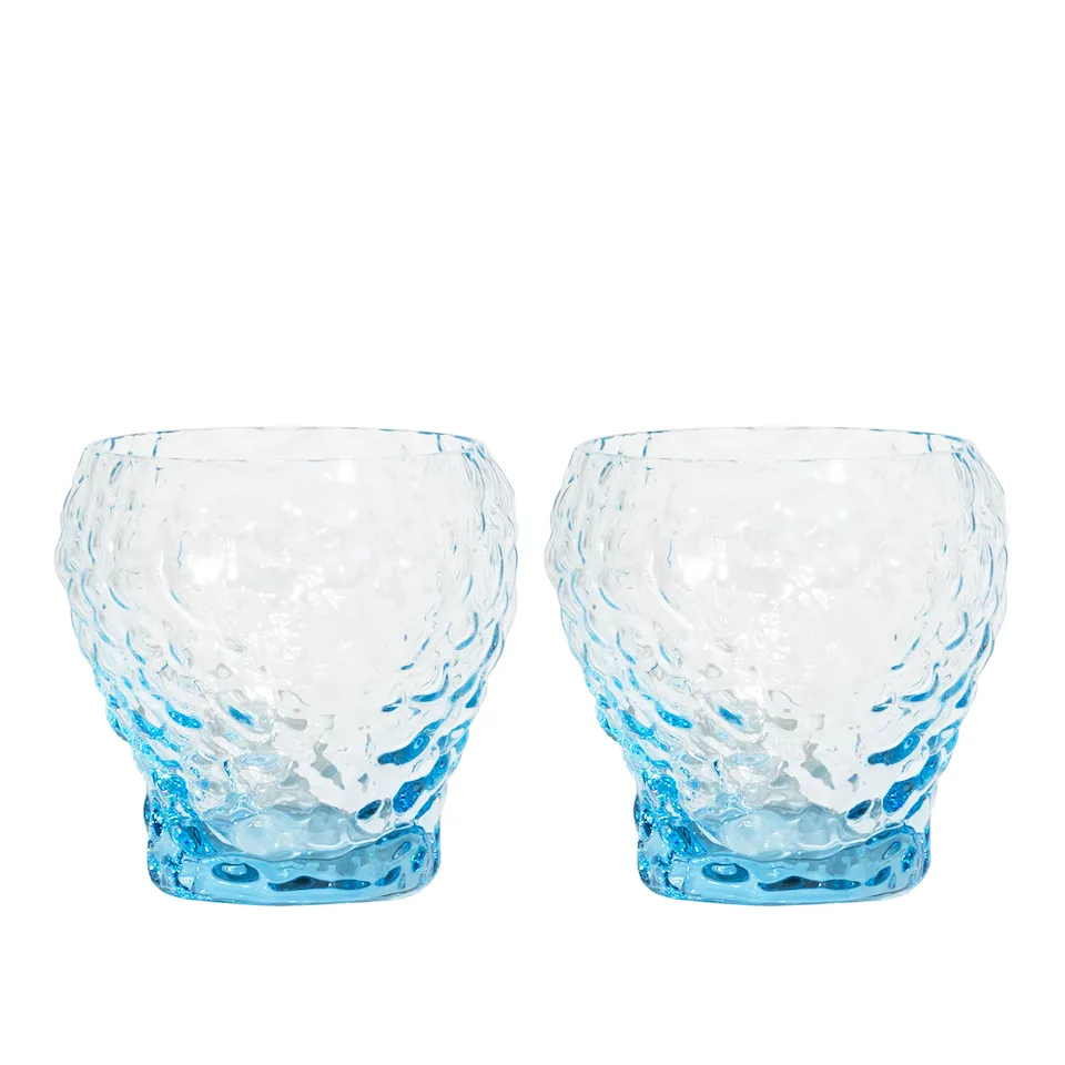 Moss Tumbler Sirkulært Glass 26 cl 2-Pak