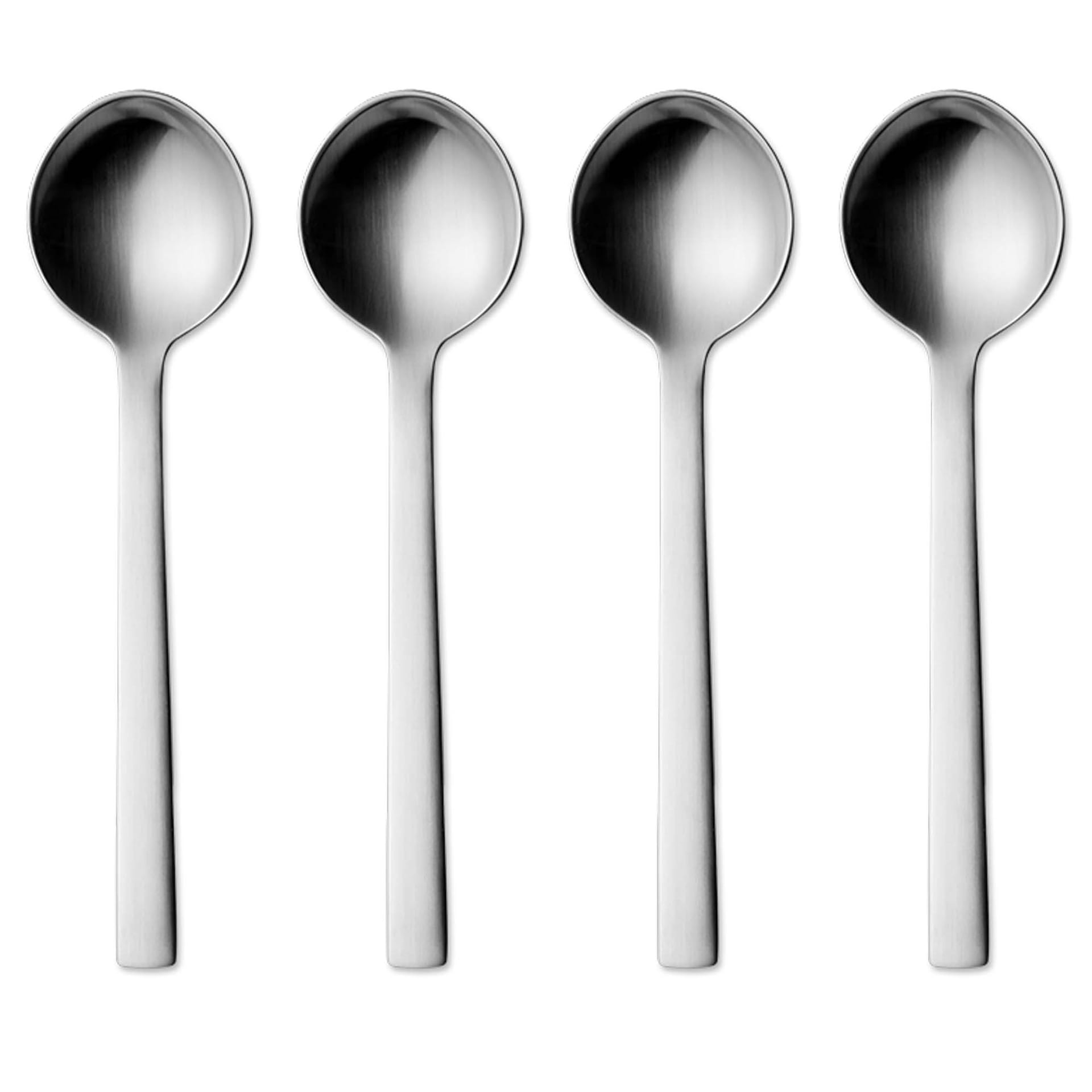 New York Dessert Spoon / Set of 4 - Georg Jensen - NO GA