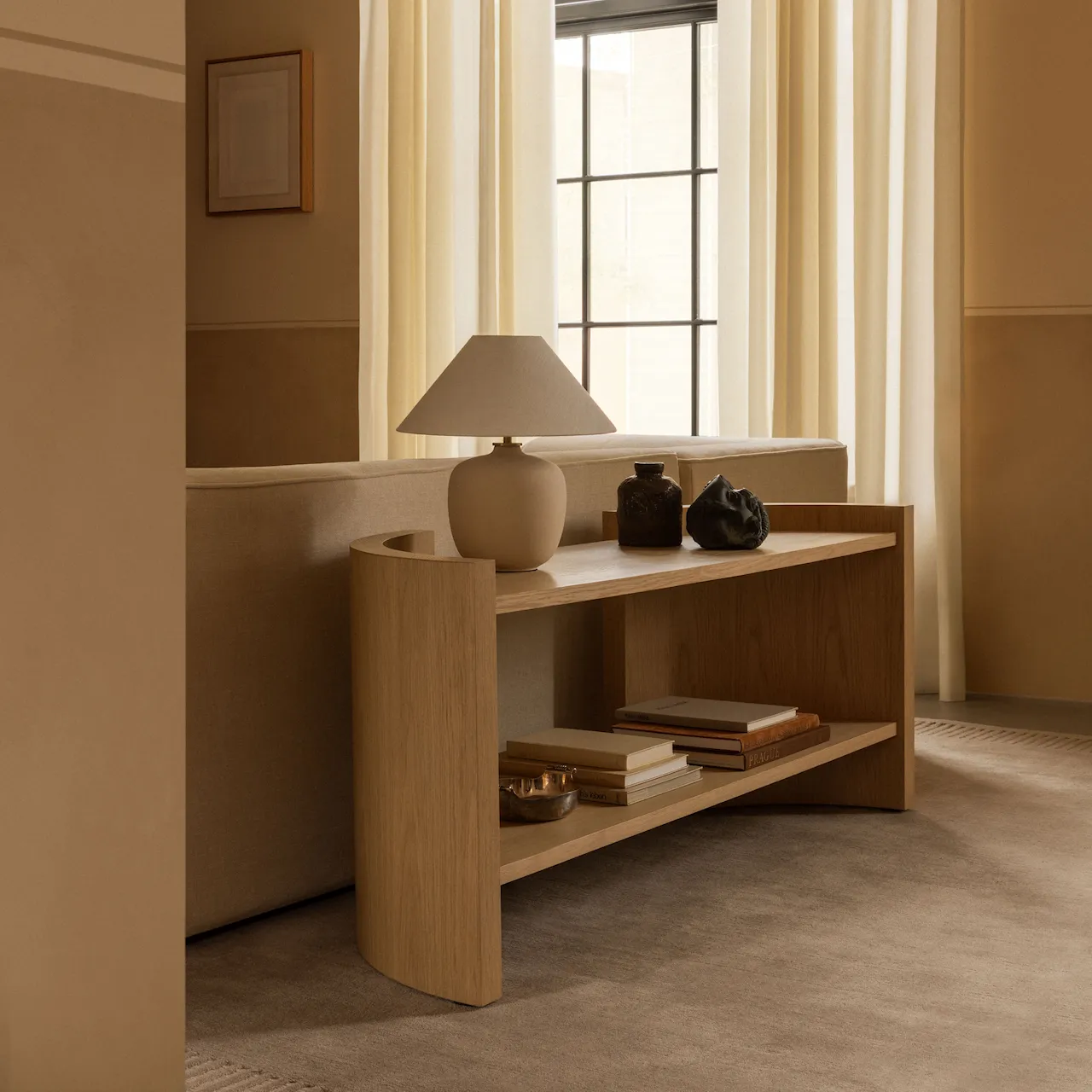 Crescent Shelving hylle lav